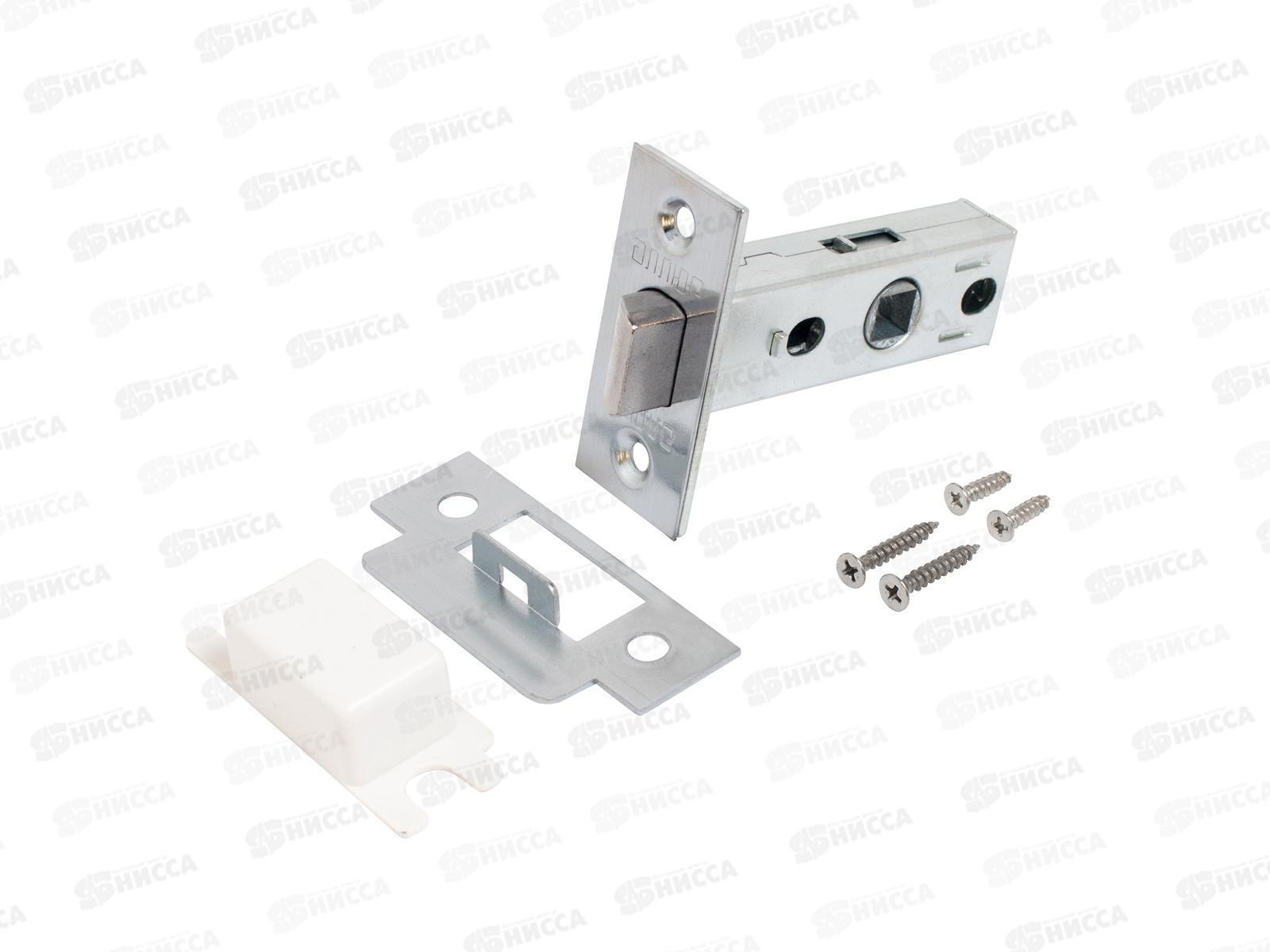 Защелка дверная Аллюр АРТ L45-8 SC мат.хром планка 25м б/руч *100