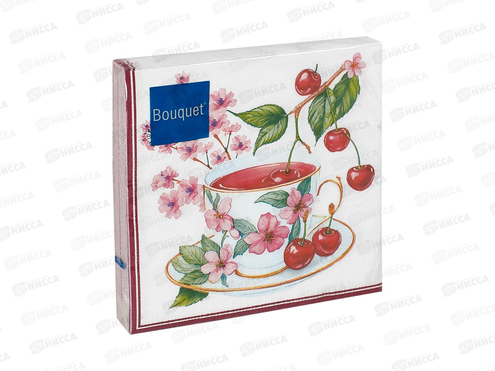 Салфетки 3сл 20л 33*33 Art Bouquet Вишневый чай 25290 *12