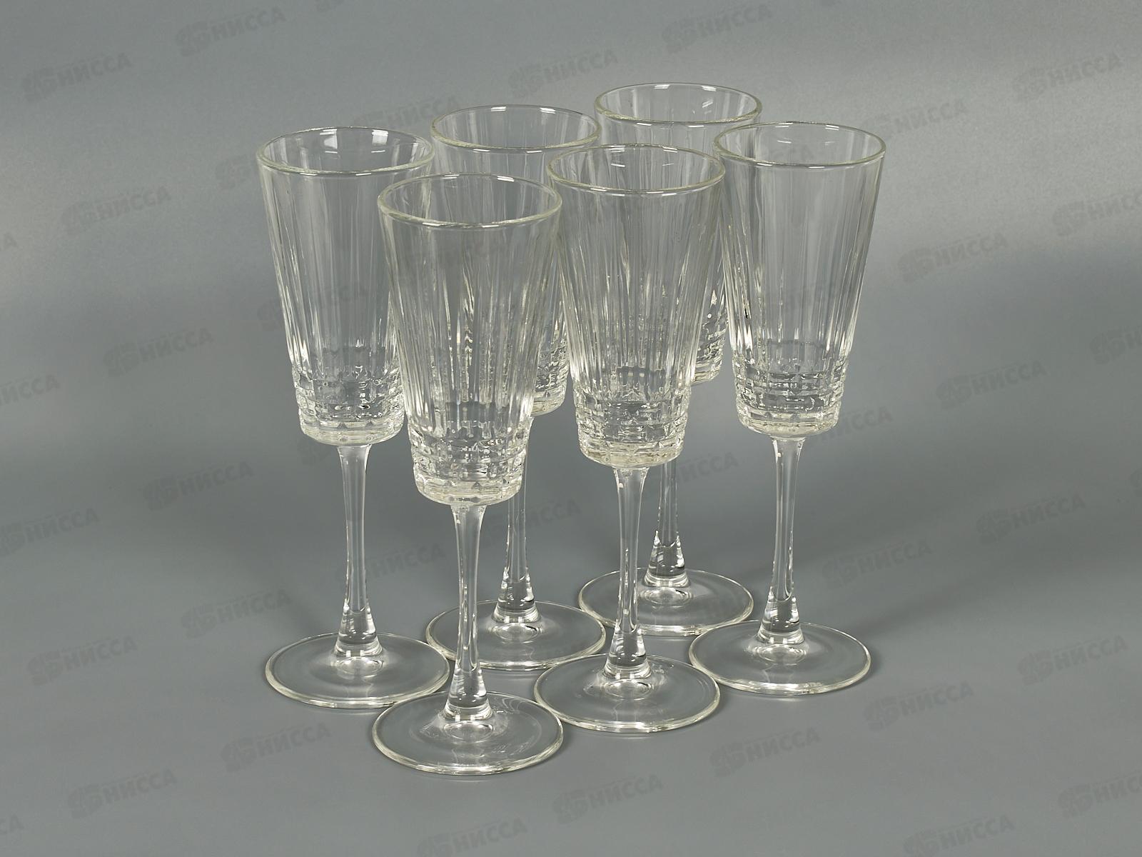 Набор бокалов для шампанского Чикаго 6шт 140мл O0564