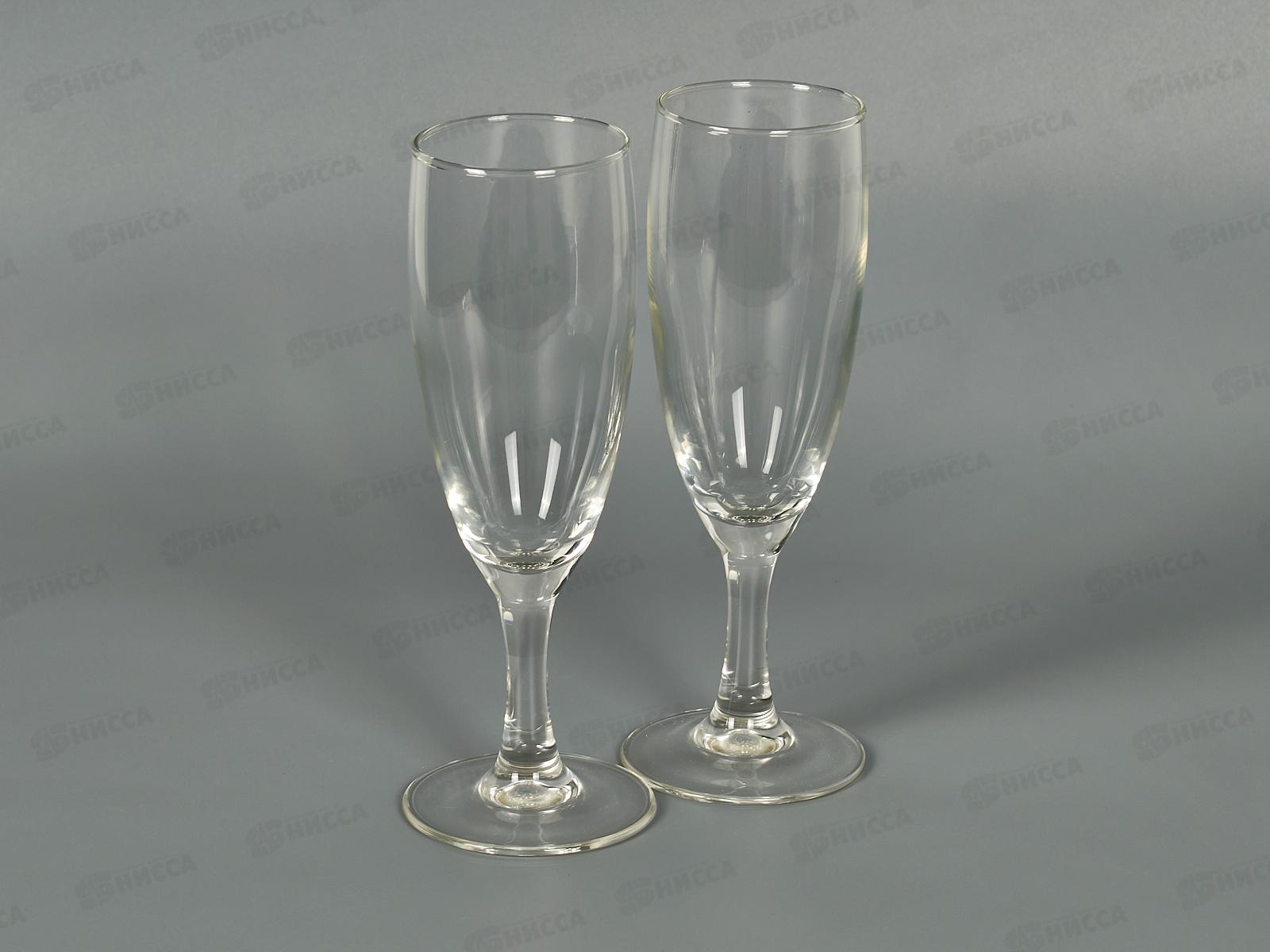 Набор фужеров(бокалов) для шампанского 2шт 170мл Элеганс Q3532