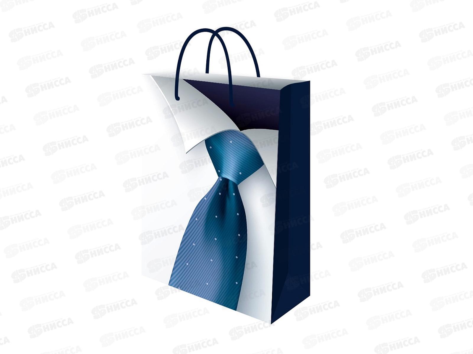Пакет подарочный MI 14х20х6,5см Галстук, ППК-2738  *12