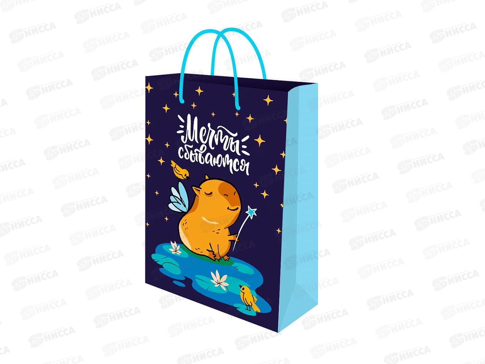 Пакет подарочный MI 14х20х6,5см Капибара, ППК-2742 *12