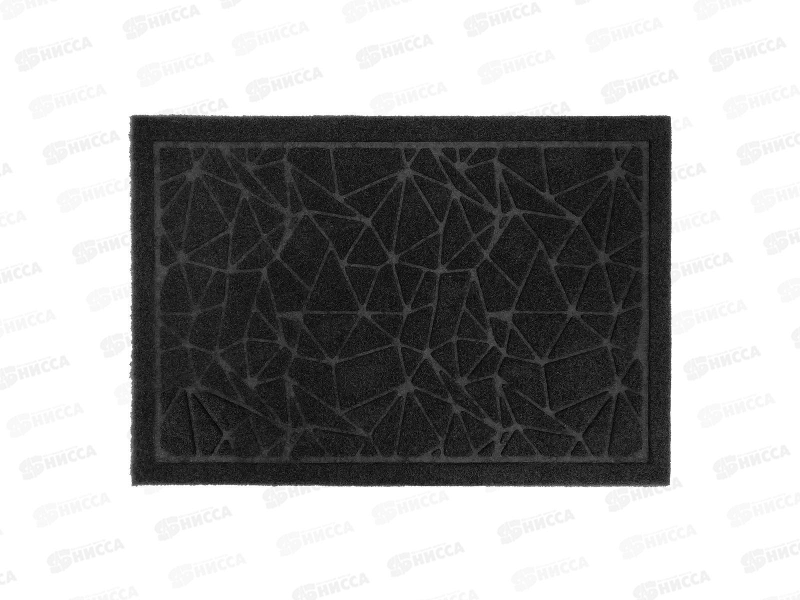 Коврик влаговпитывающий &quotКристалл&quot 80*120см черный Blabar 93696  *10