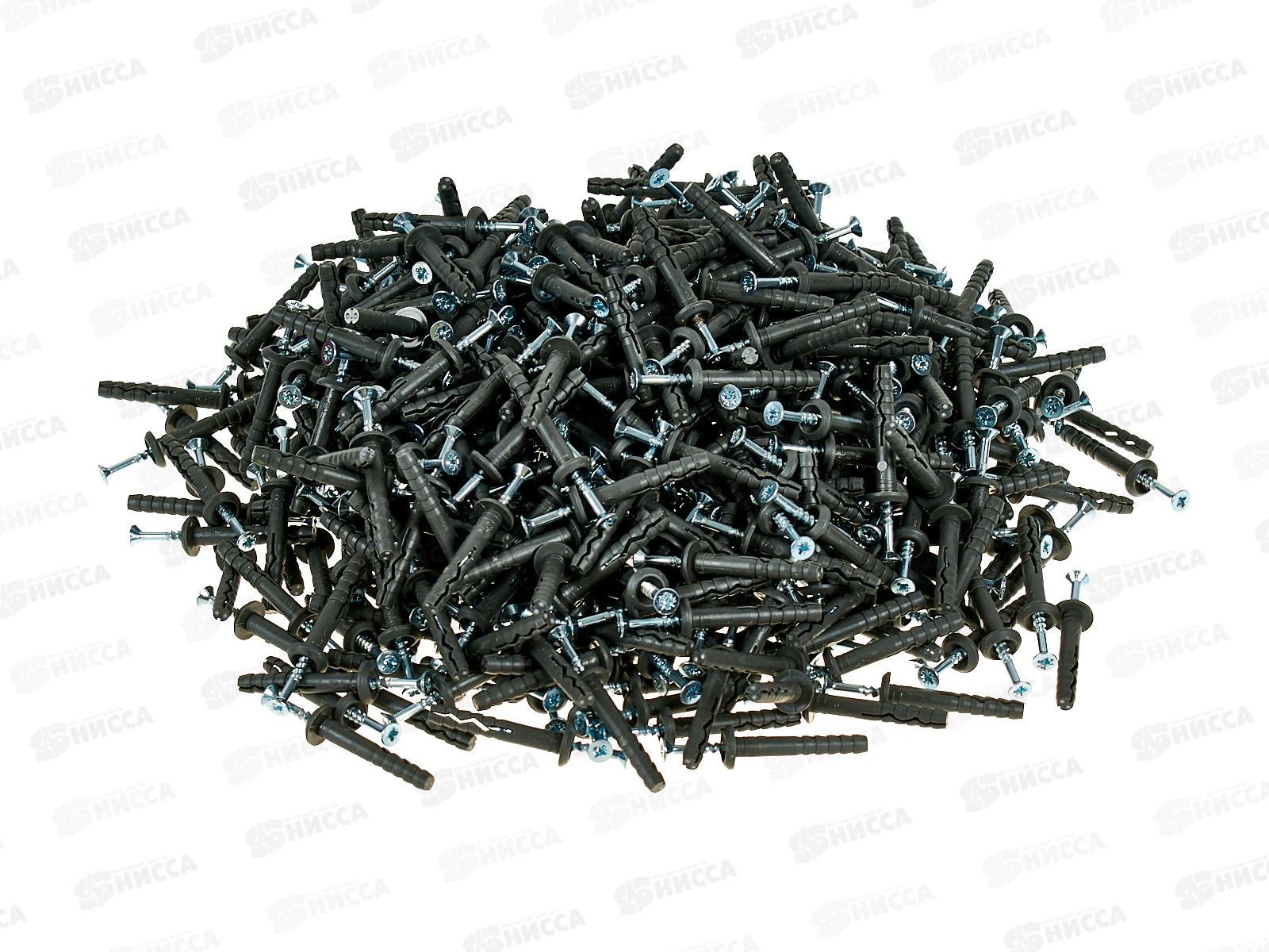 Дюбель-гвоздь, грибовидный бортик РОССИЯ  6*40 ведро 500шт SR