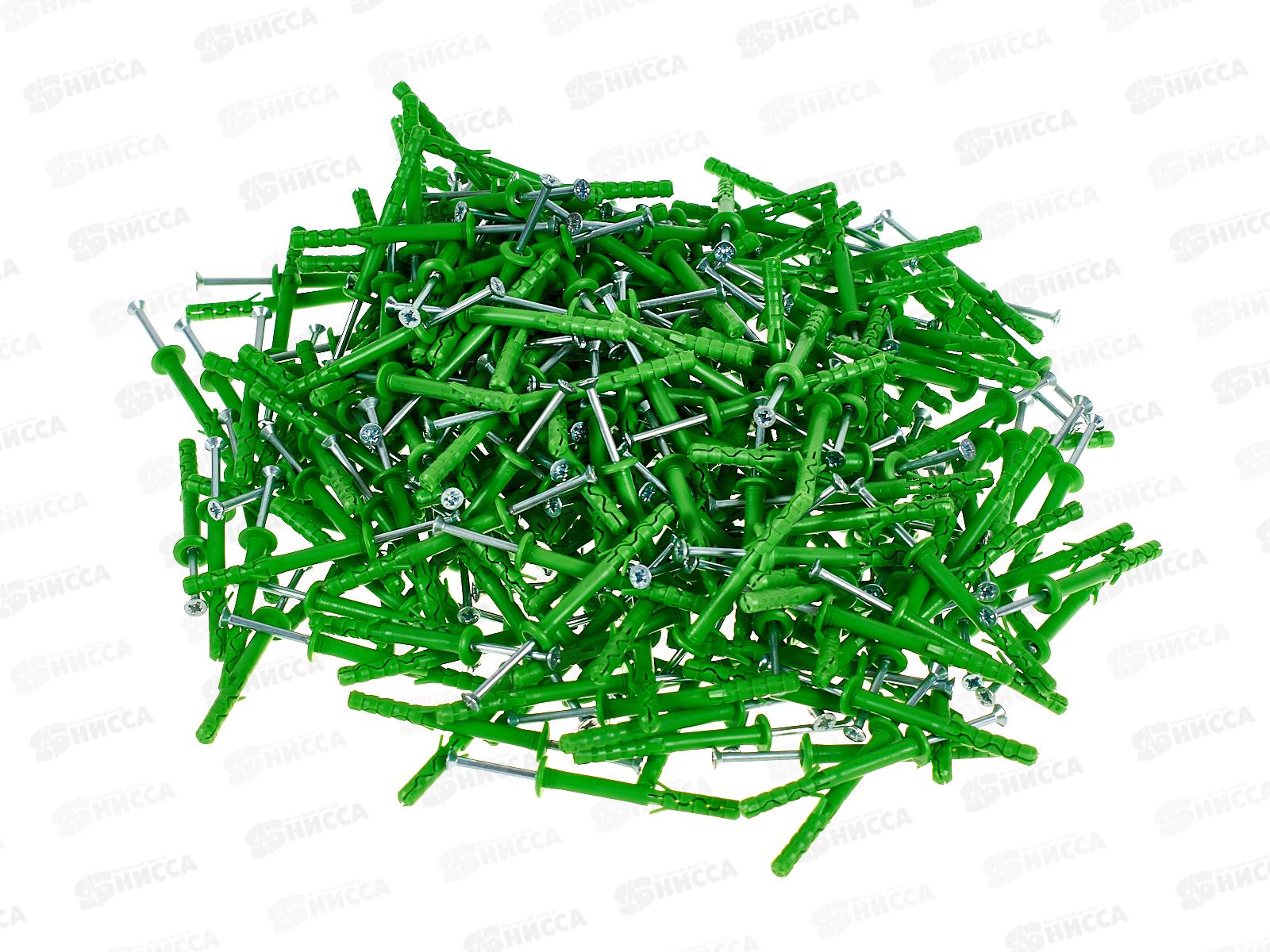 Дюбель-гвоздь, грибовидный бортик РОССИЯ  6*60 ведро 300шт SR