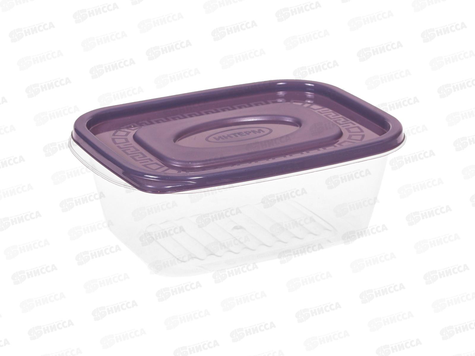 Контейнер 0,6л с графитовой крышкой *50  ИНТ