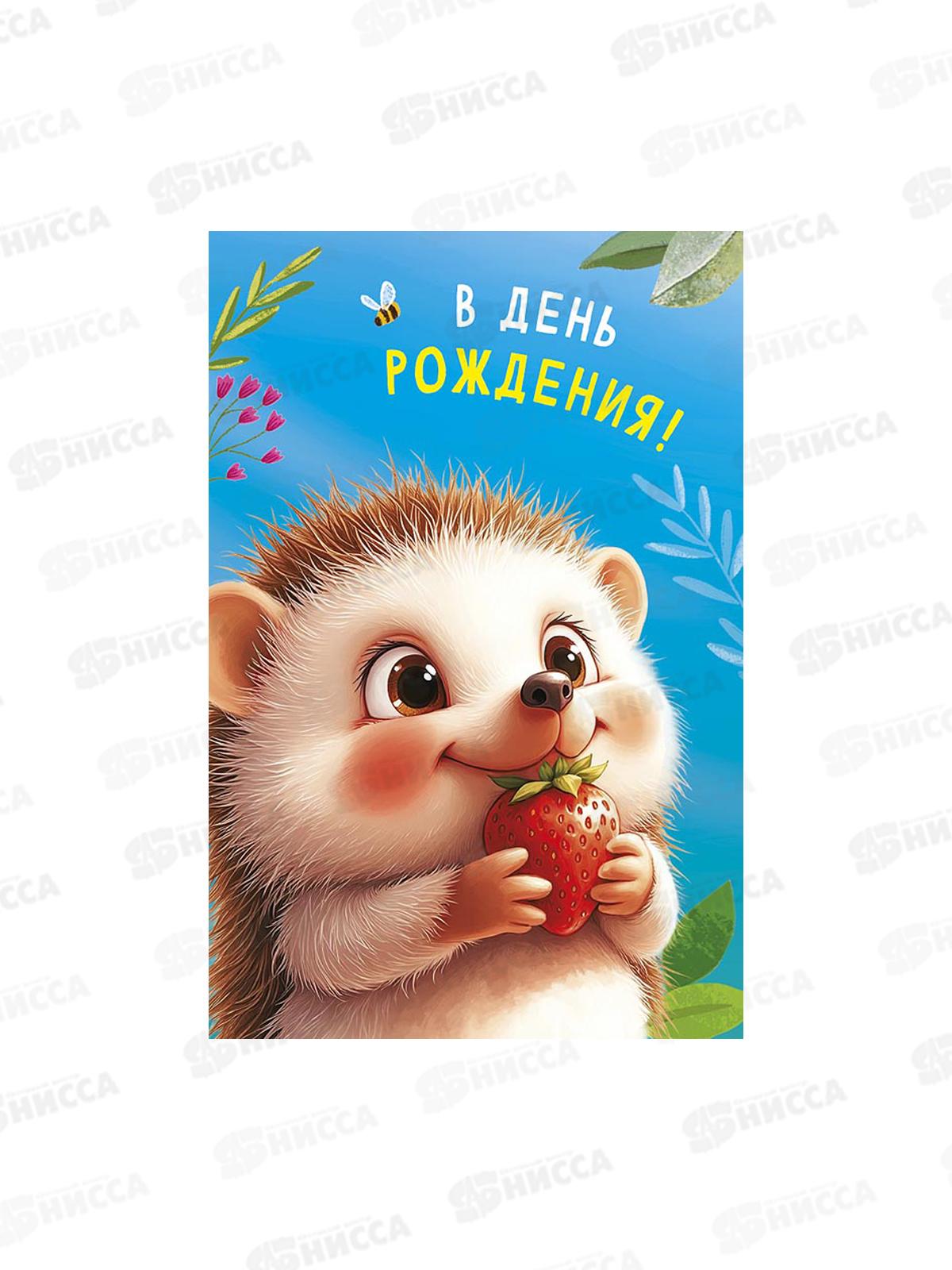 Открытка 121*183 В День Рождения 0117.449