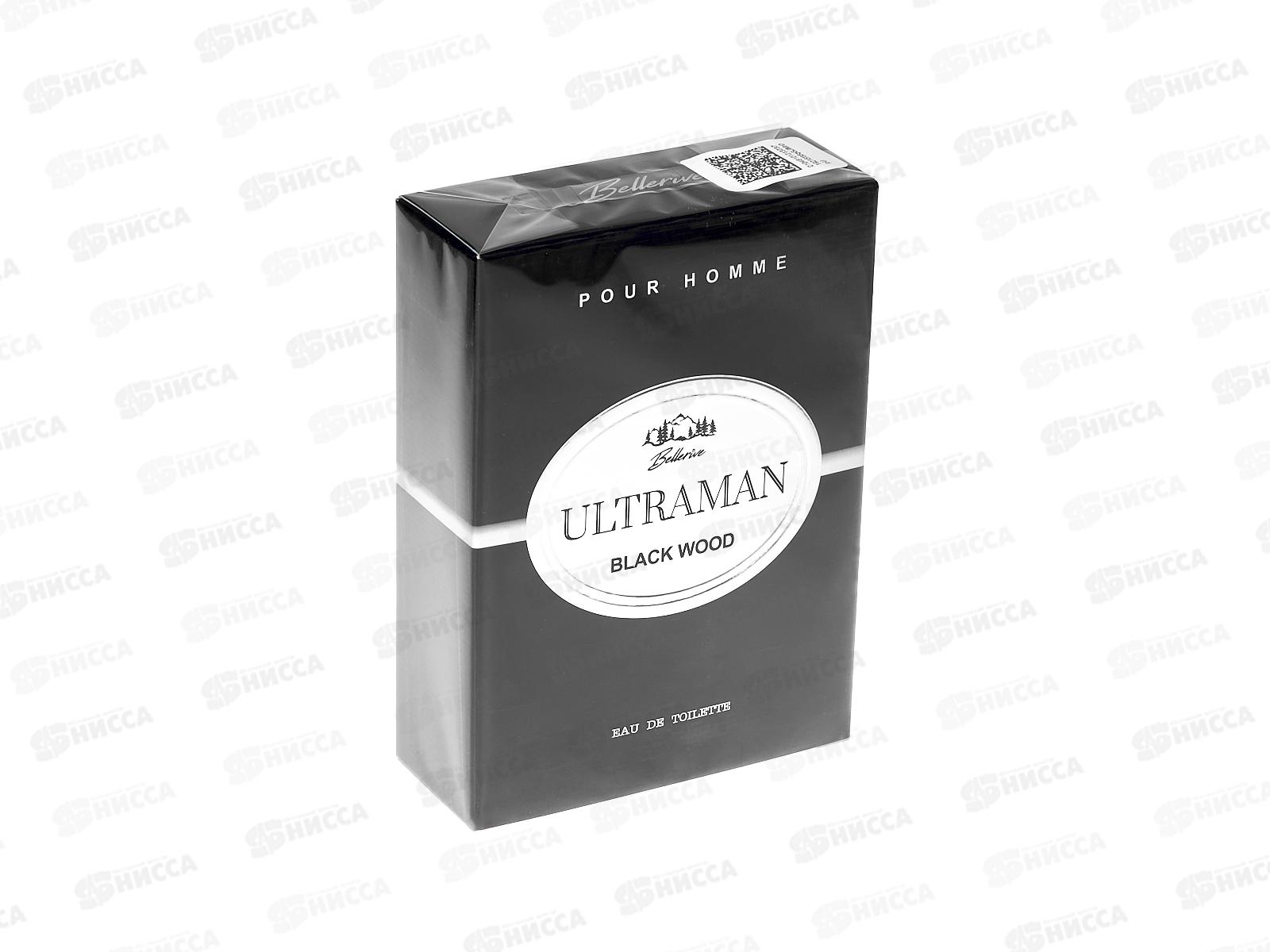 Uitraman Black Wood, т/в 100мл муж М