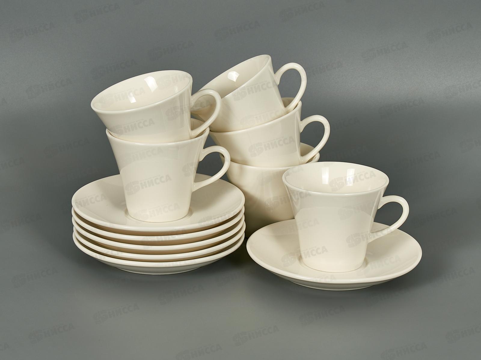 Набор кофейный 12предметов(чашка 180мл+блюдце 14,5см) 70209-6