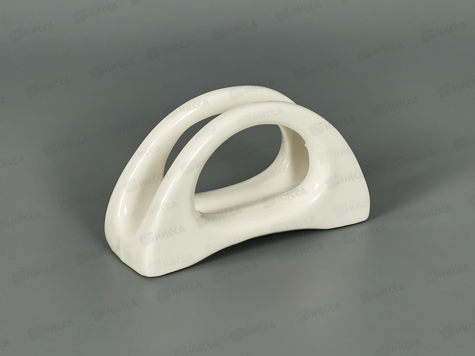 Подставка  для салфеток белая 70206-17 *6/96