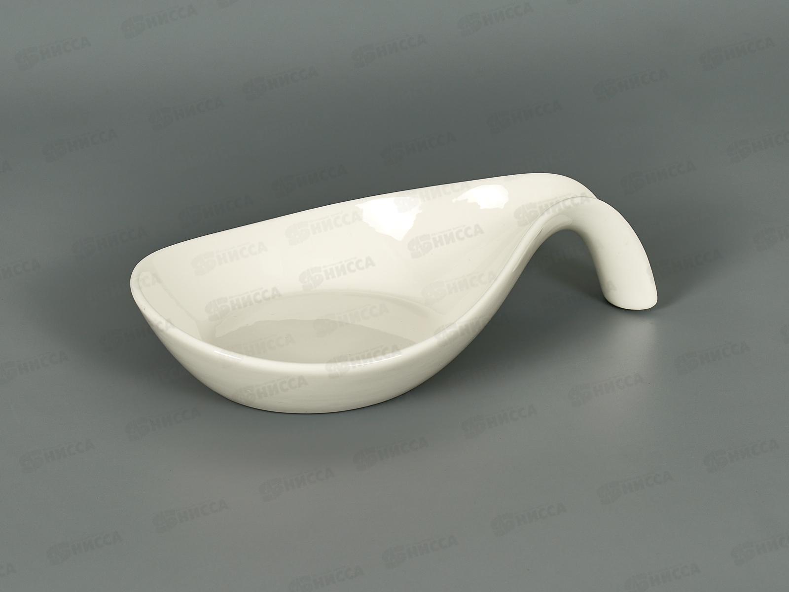 Подставка под ложку белая 70206-15 *8/96