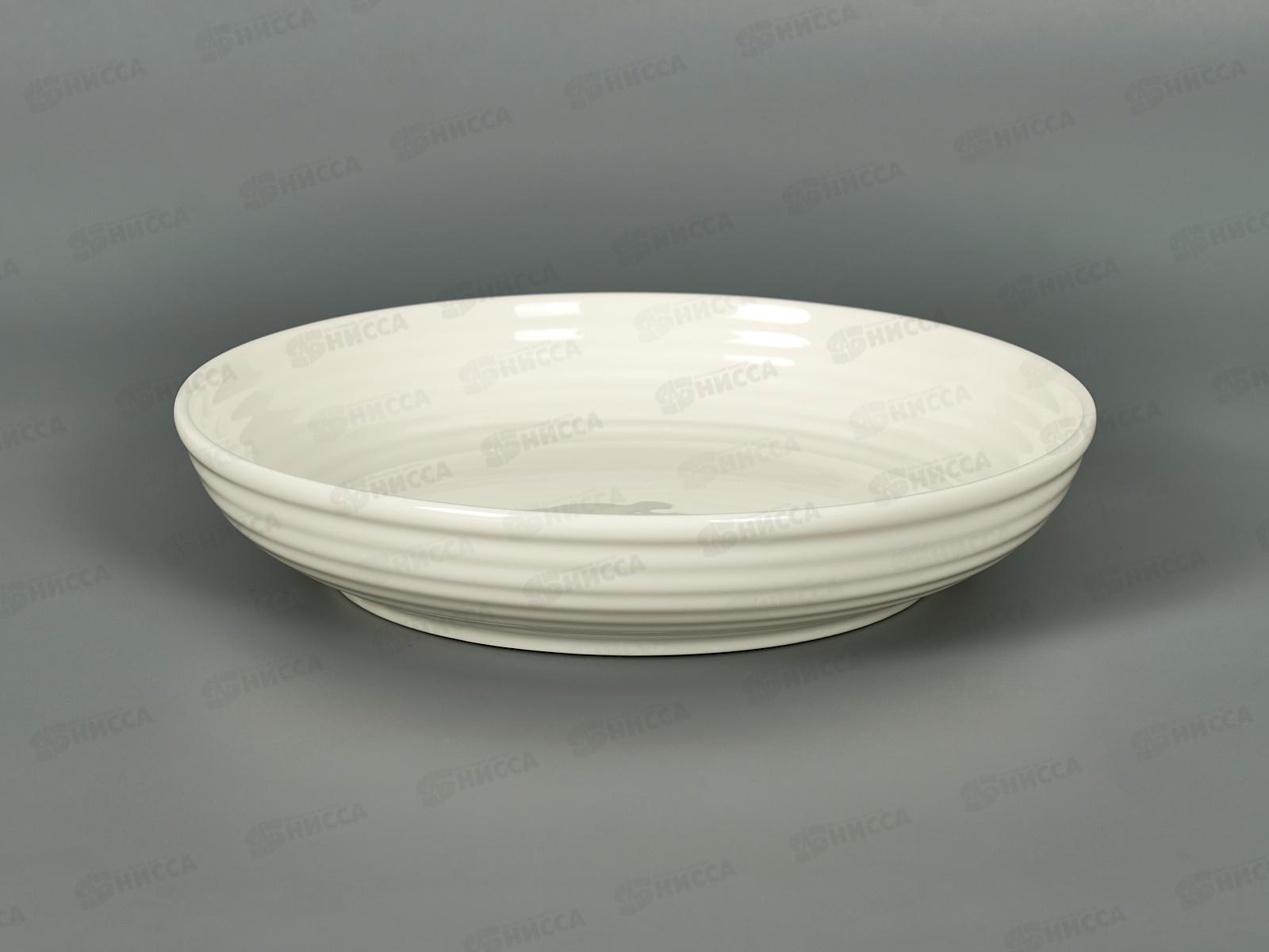 Тарелка обеденная белая 20см 70206-18 *6/36