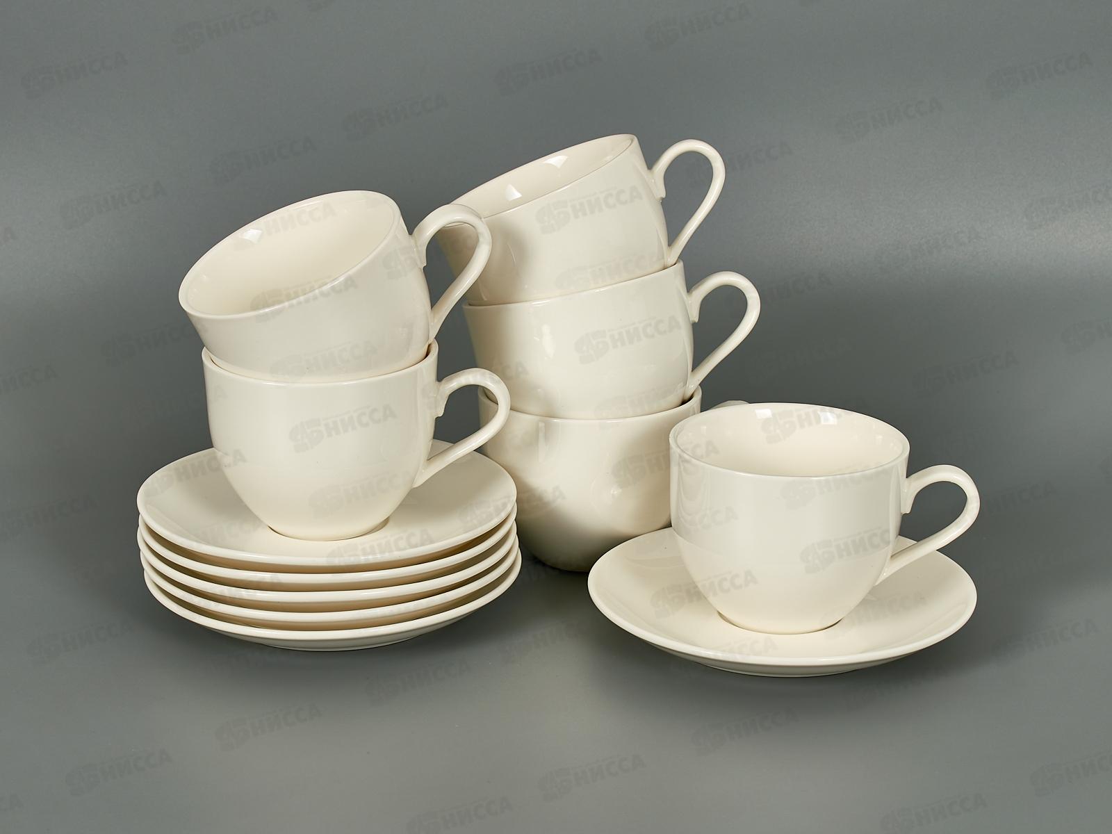 Набор чайный 12 пр (чашка 250мл+блюдце 14,5см) 70207-1 *8