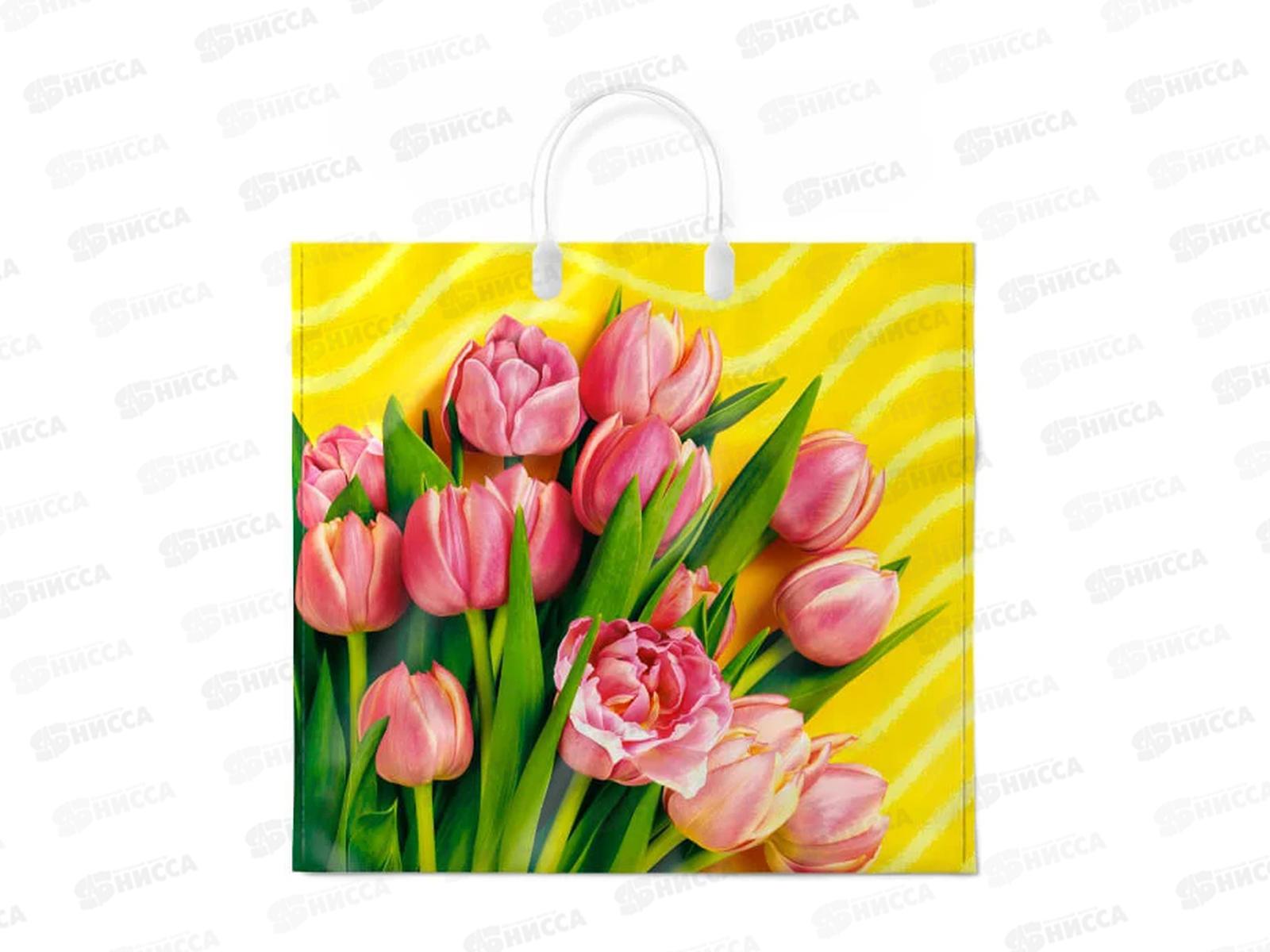 Пакет с пласт руч 37*34 Муза 80мкр *10/100