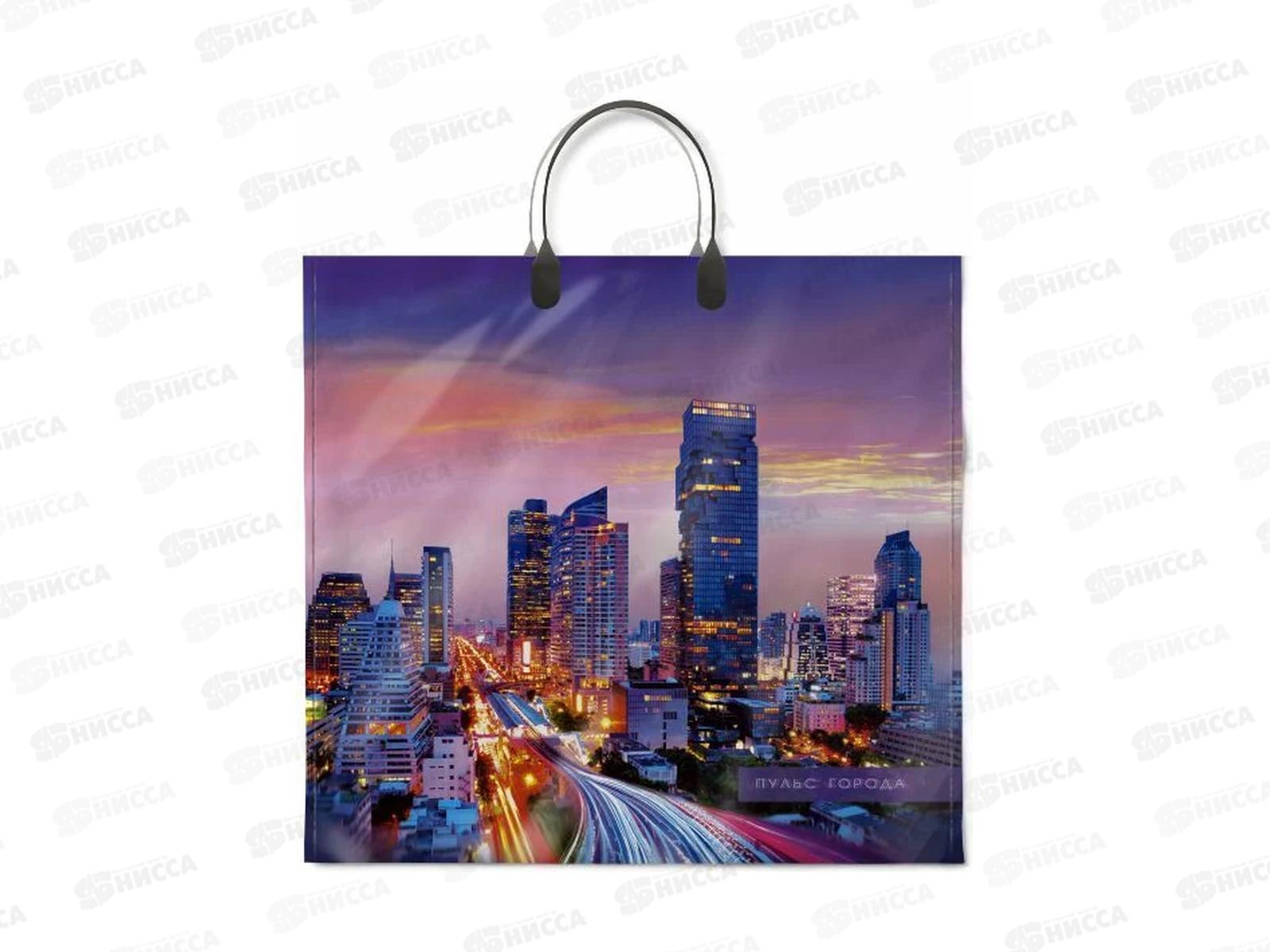 Пакет с пласт руч 37*34 Пульс 80мкр *10/100