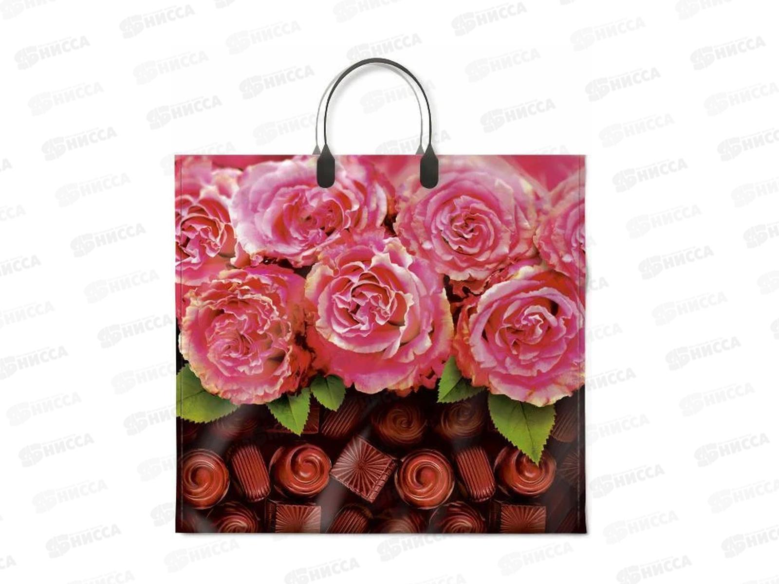 Пакет с пласт руч 37*34 Сладкий аромат 80мкр *10/100