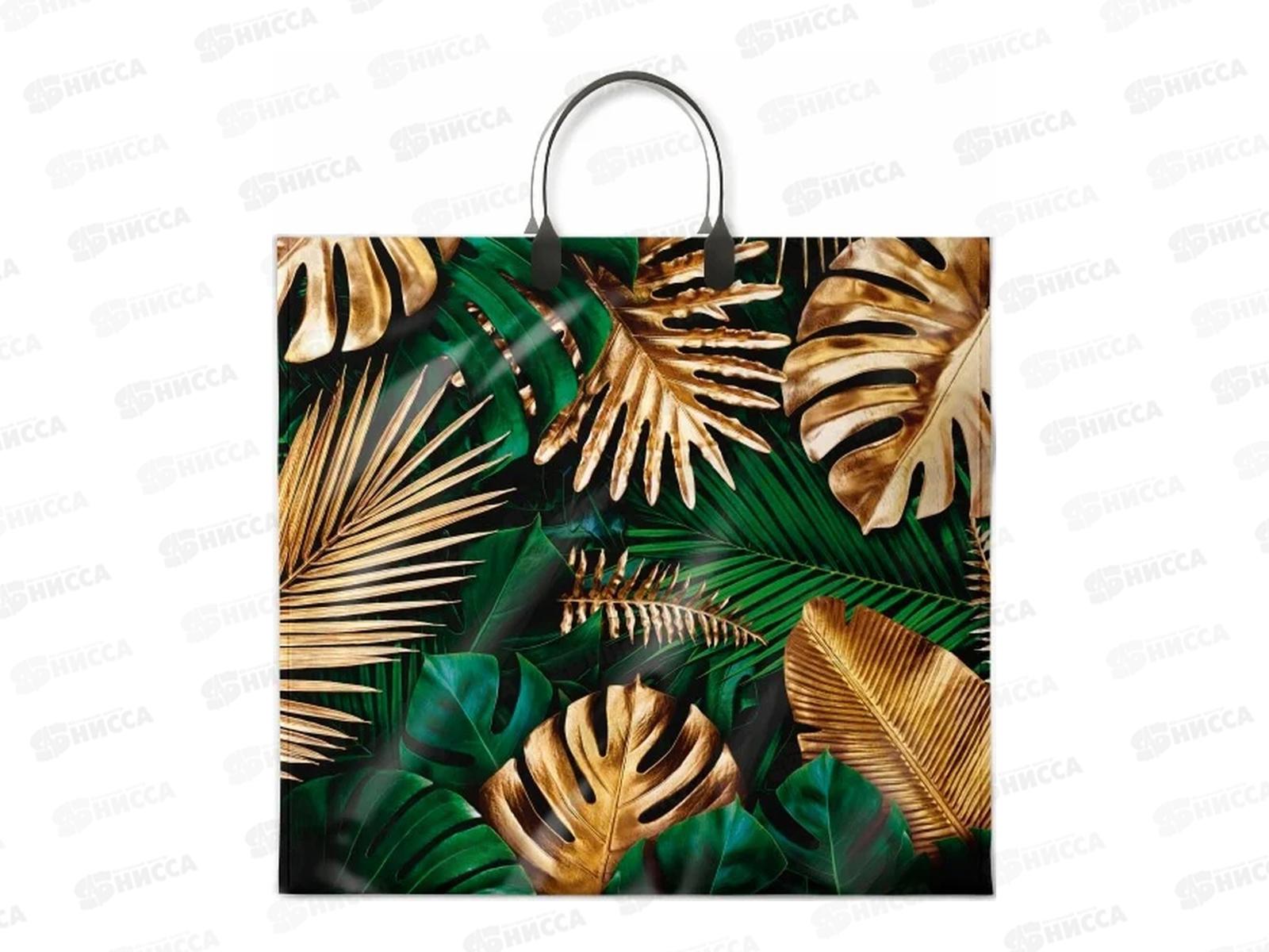 Пакет с пласт руч 38*35 Райский сад *10/100