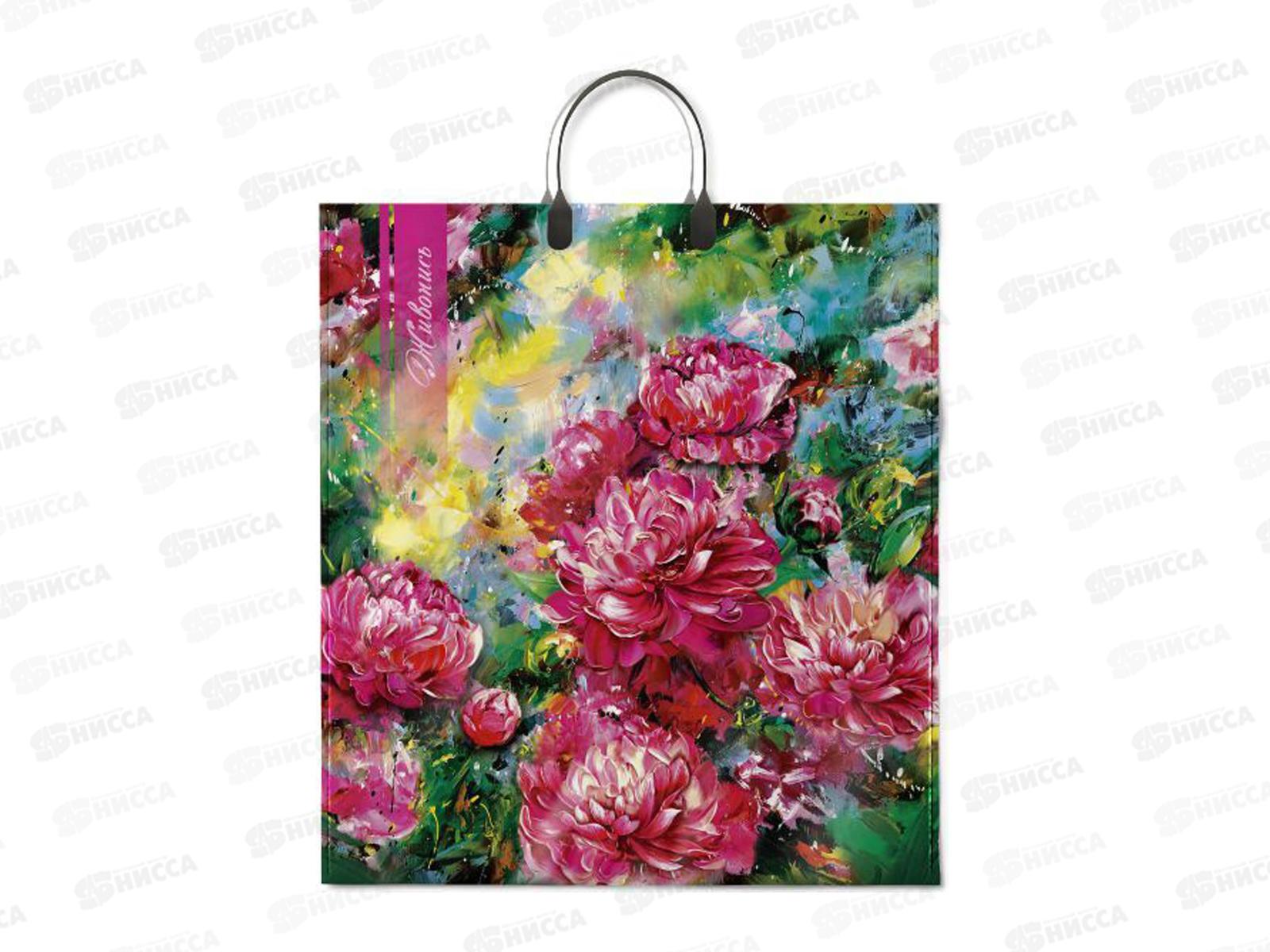 Пакет с пласт руч 40*44 Живопись *5/100