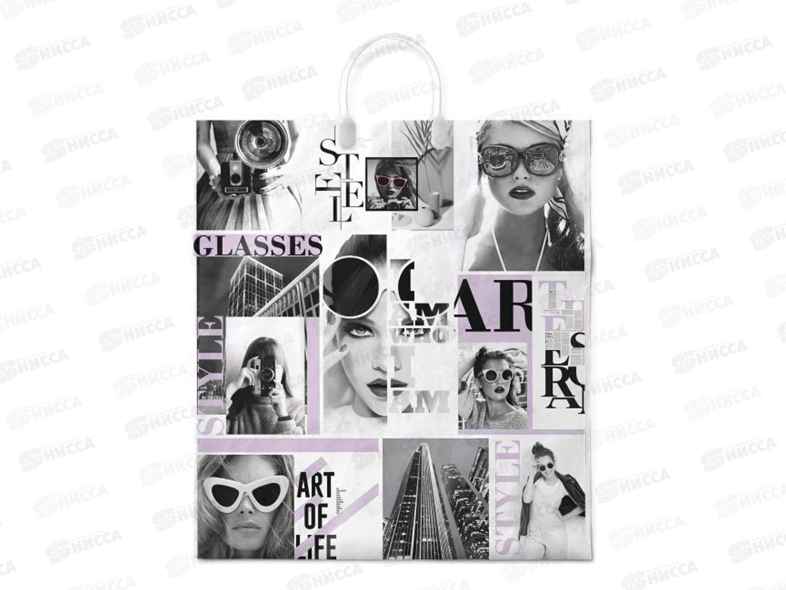 Пакет с пласт руч 40*44 Стилист *10/100