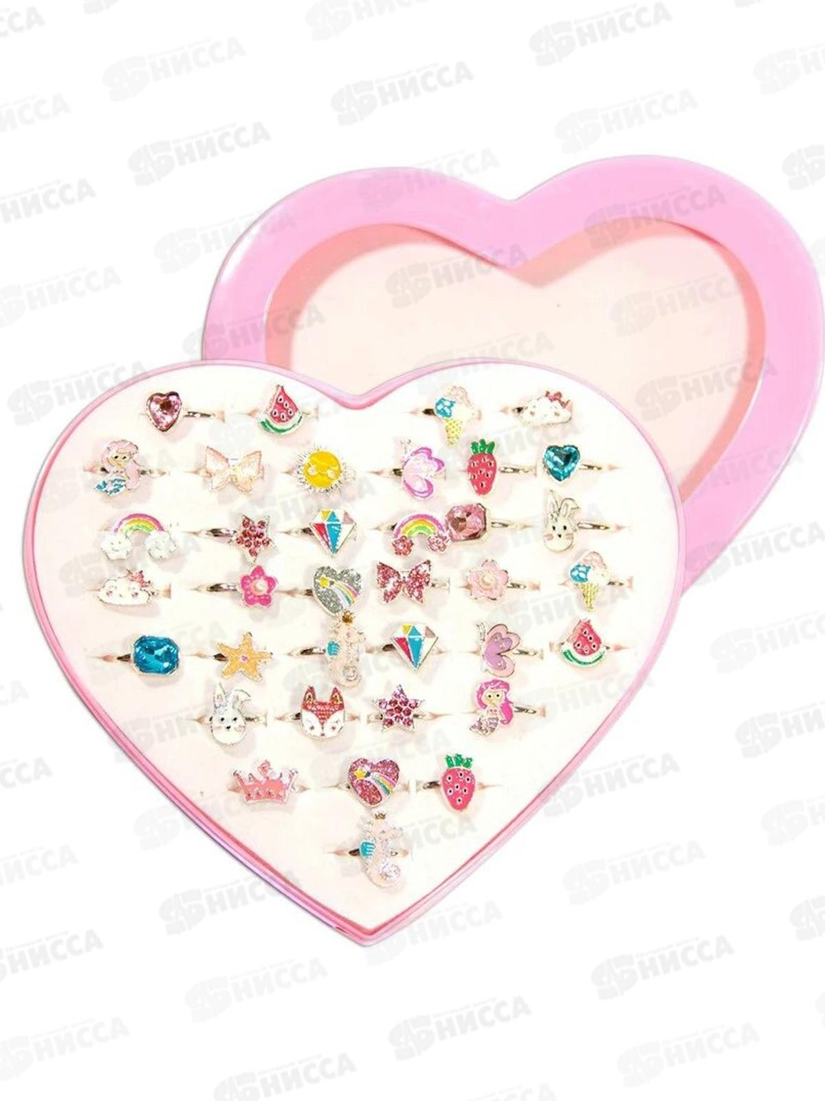 Колечко сувенирное люкс металл ассорти 4358-2 *36