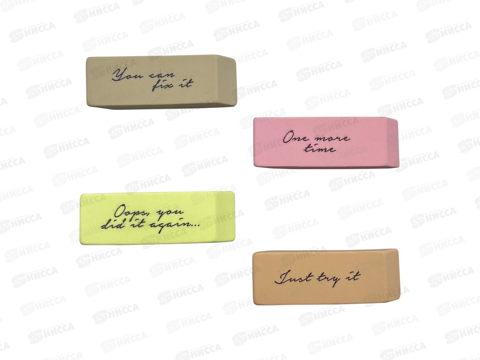 Ластик Lorex V.E. BLOSSOMS 60*20*10 резина., 4шт асс., LXESVRB-BLS *12