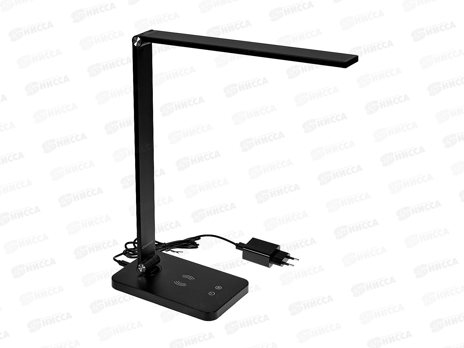 Лампа настольная светодиод.Спутник SDL001 10Вт чёрный