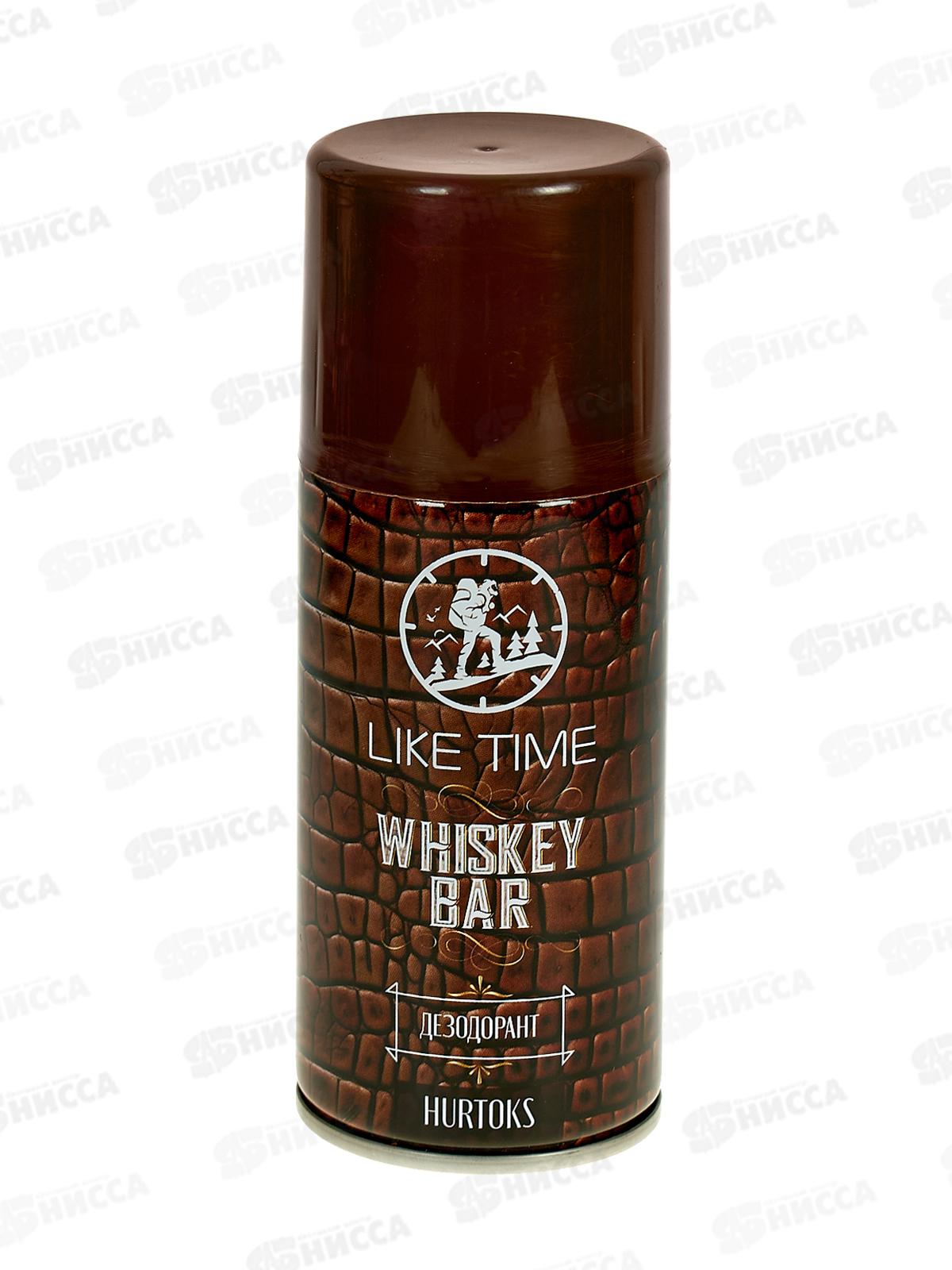Like Time Hurtoks дезодорант аэрозольный Whiskey Bar 150мл