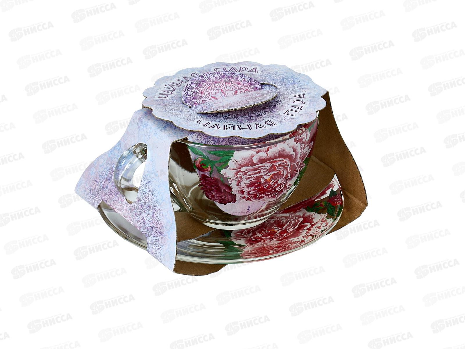 Чайная пара 337-Д Пионы