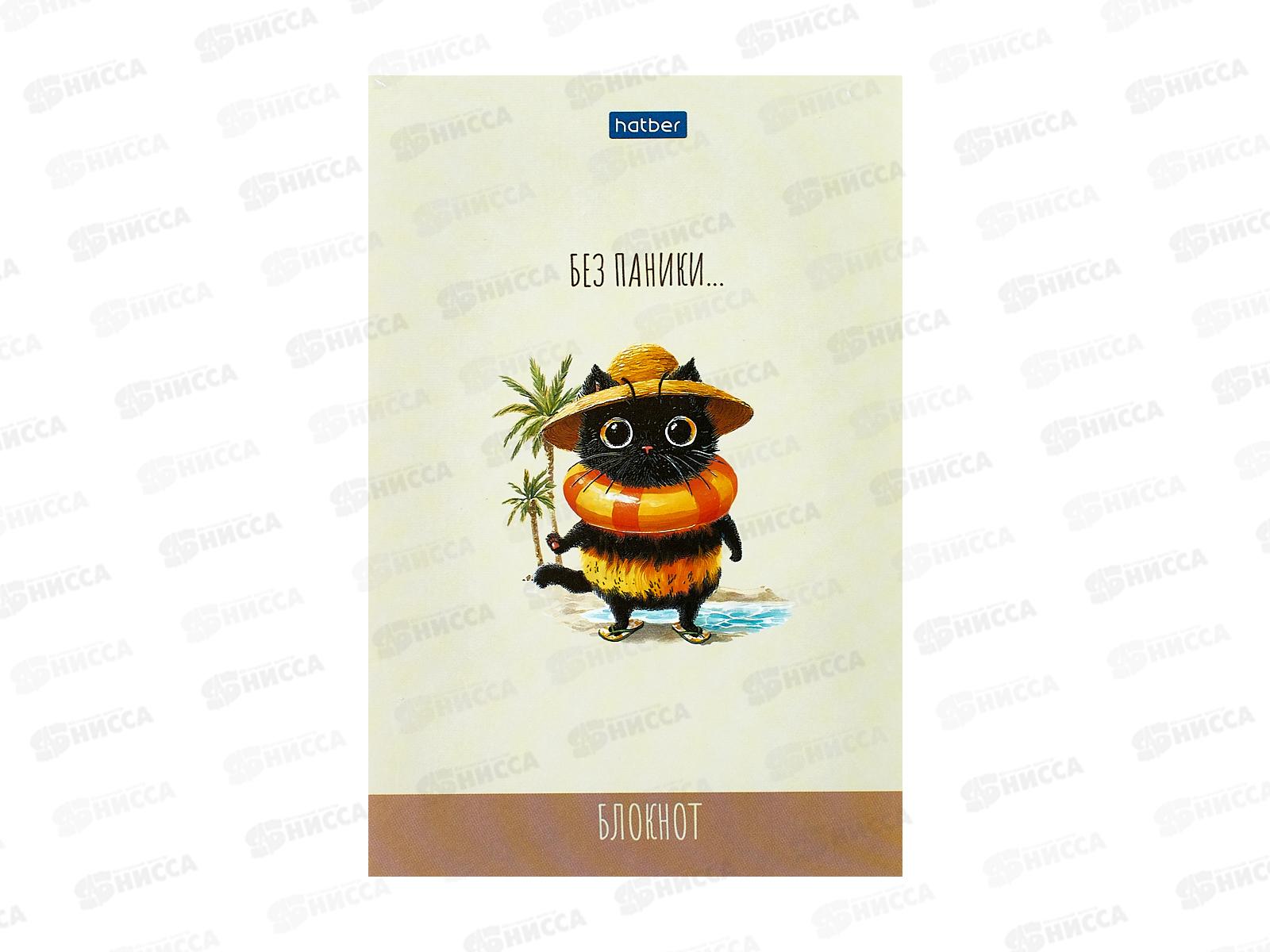 Блокнот 40л Hatber А6 Жж-мяу. клетка 093610 *6/96