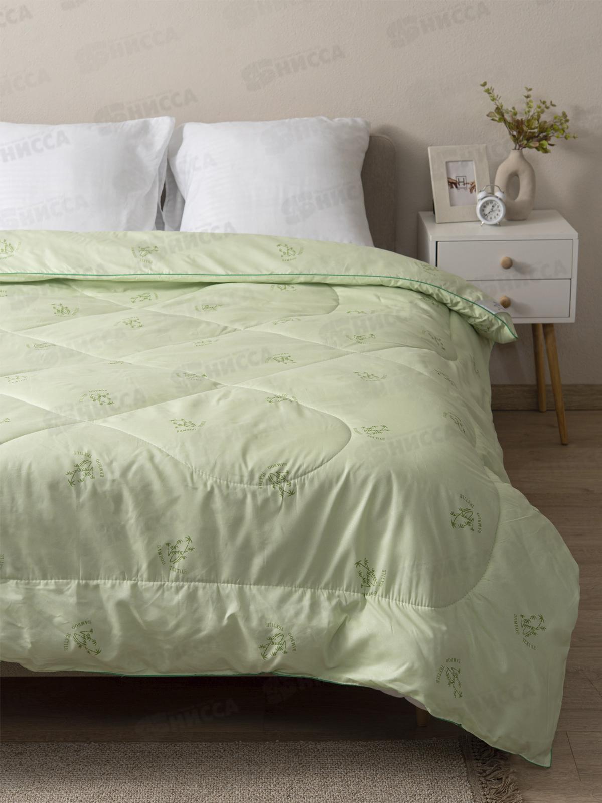 Одеяло Стандарт бамбук зима Тик 200*220 А 012 пакет спайка