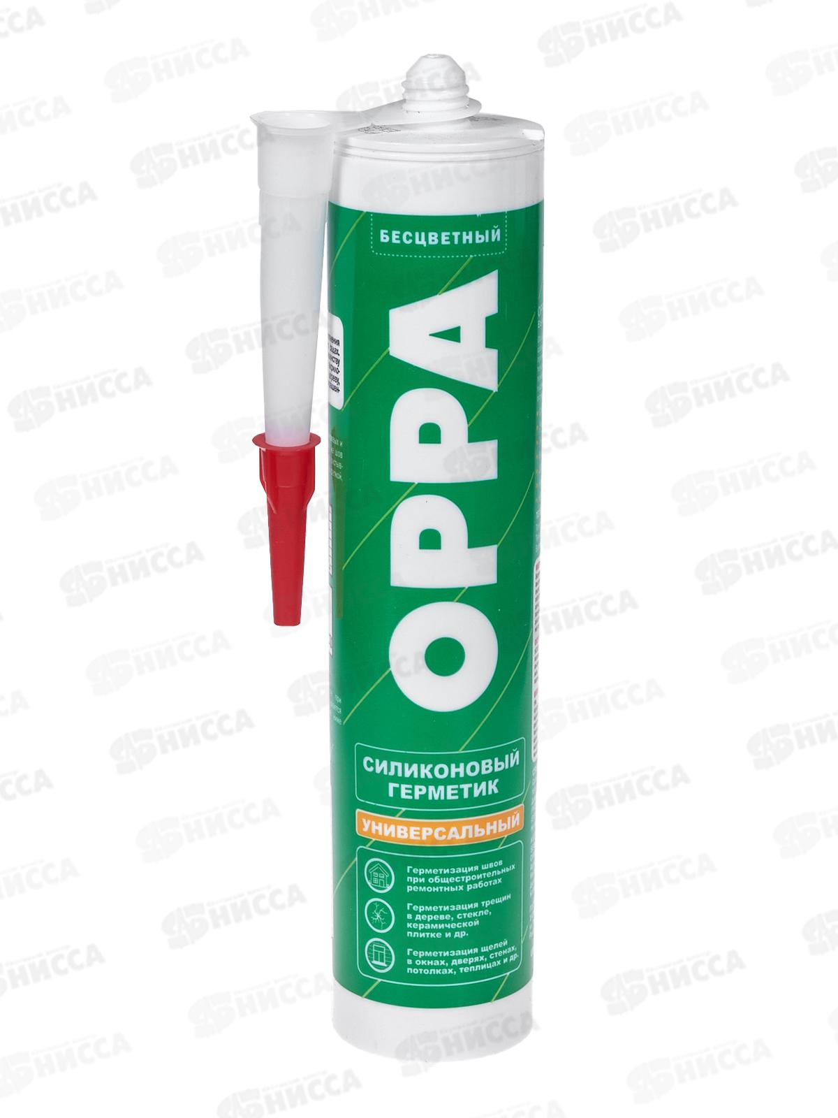 Герметик OPPA U  270г силиконовый универсальный, бесцветный *24