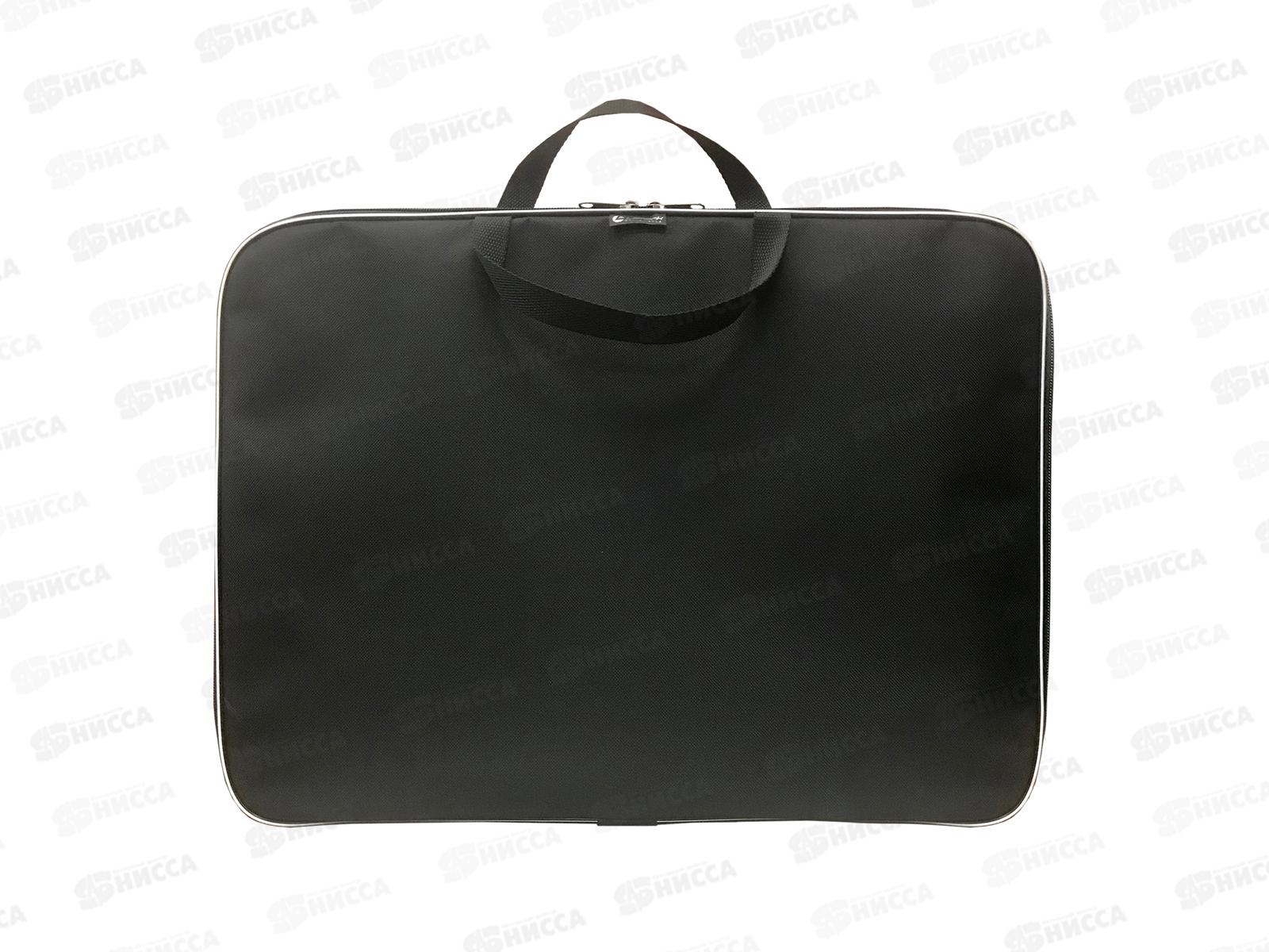 Папка на молнии LAMARK А3 черная, 1отд. 200 *12/192