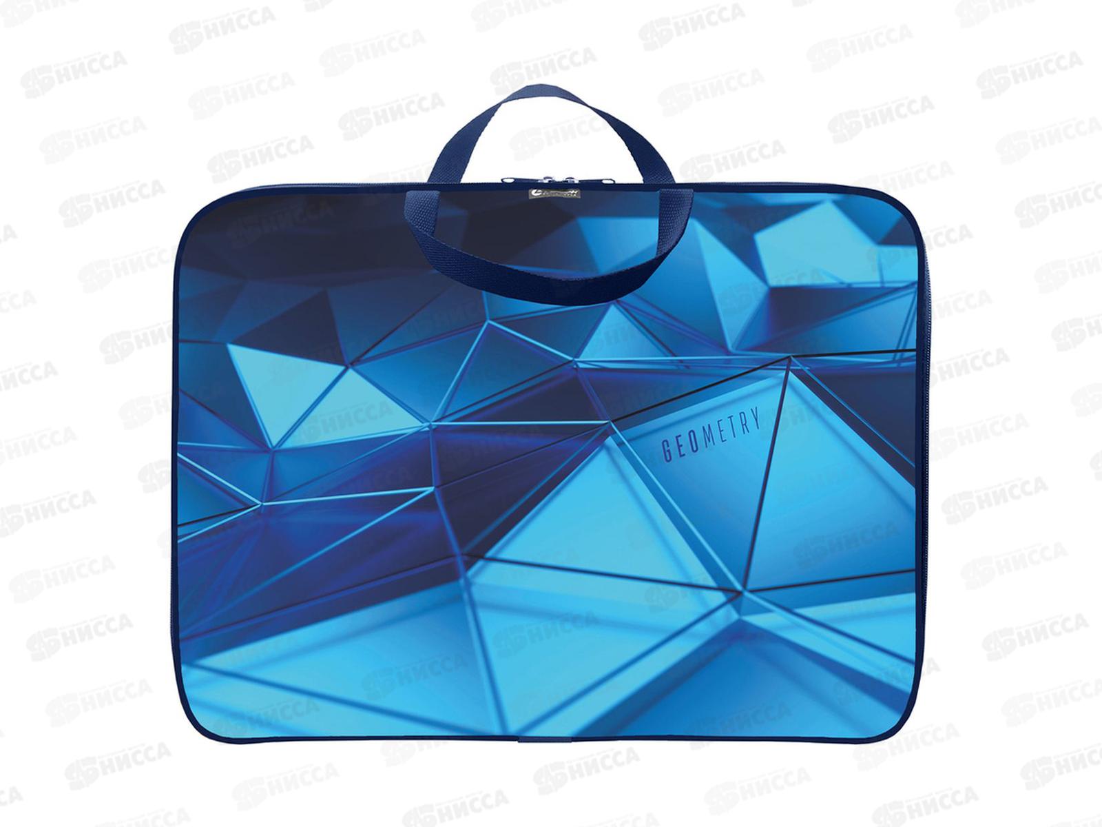 Папка на молнии LAMARK А3 Geometry, 1отд. 021*12/192