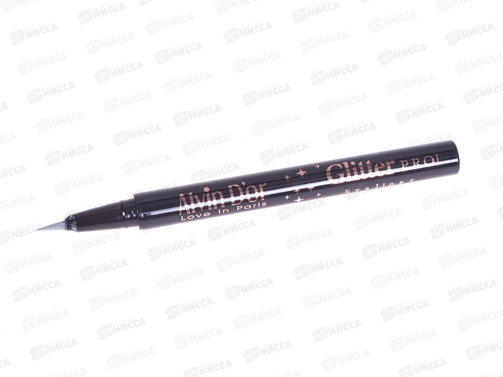 Алвин Дор Лайнер для век с глитером AD-51 06 серебряный