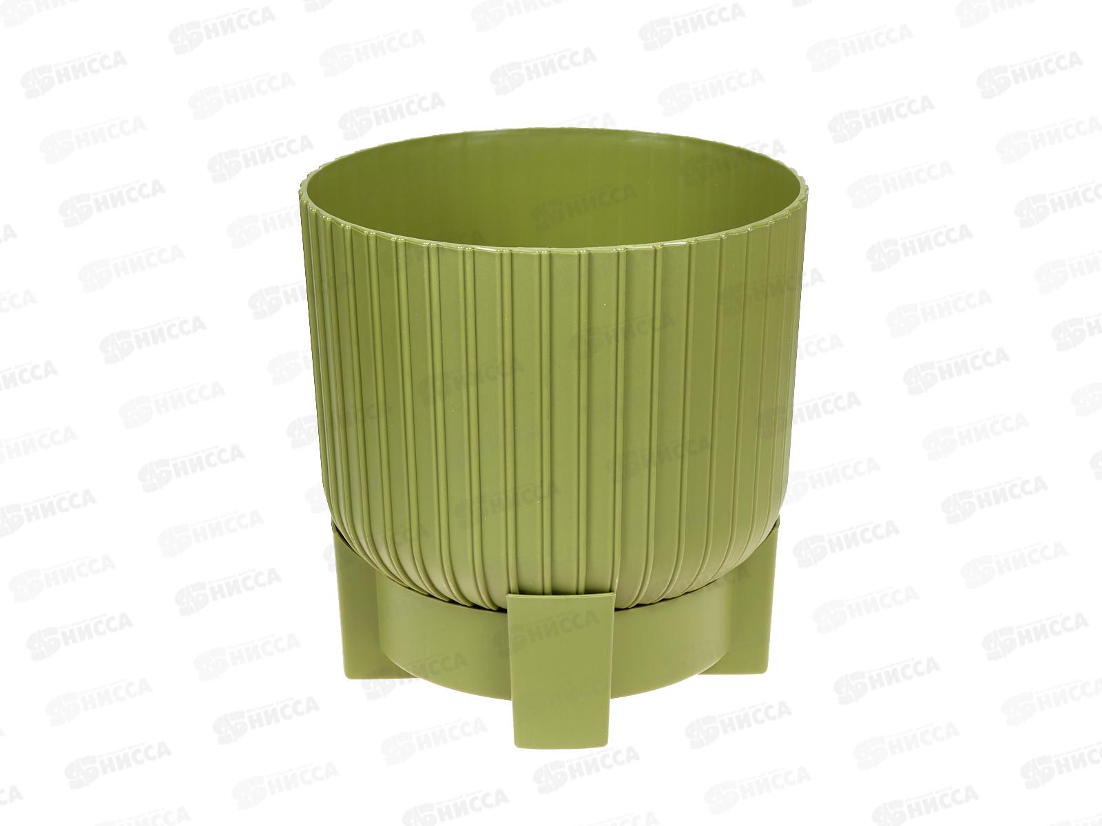 Горшок д/цветов Торин 3,3л Папоротник с поддоном d17,5  *12