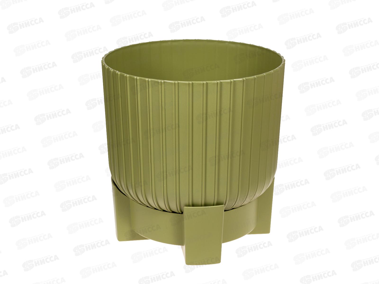 Горшок д/цветов Торин 9,5л Папоротник с поддоном d25  *3