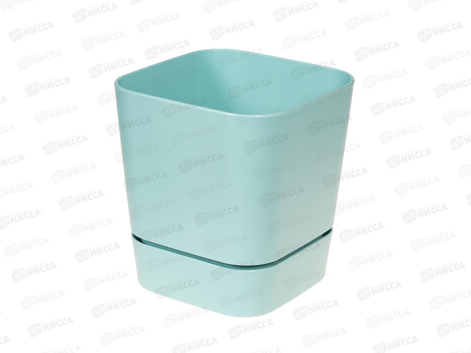 Горшок д/цветов Гранд 2,7л Мята, квадрат 15*15*15 ГРкв15-14 *9