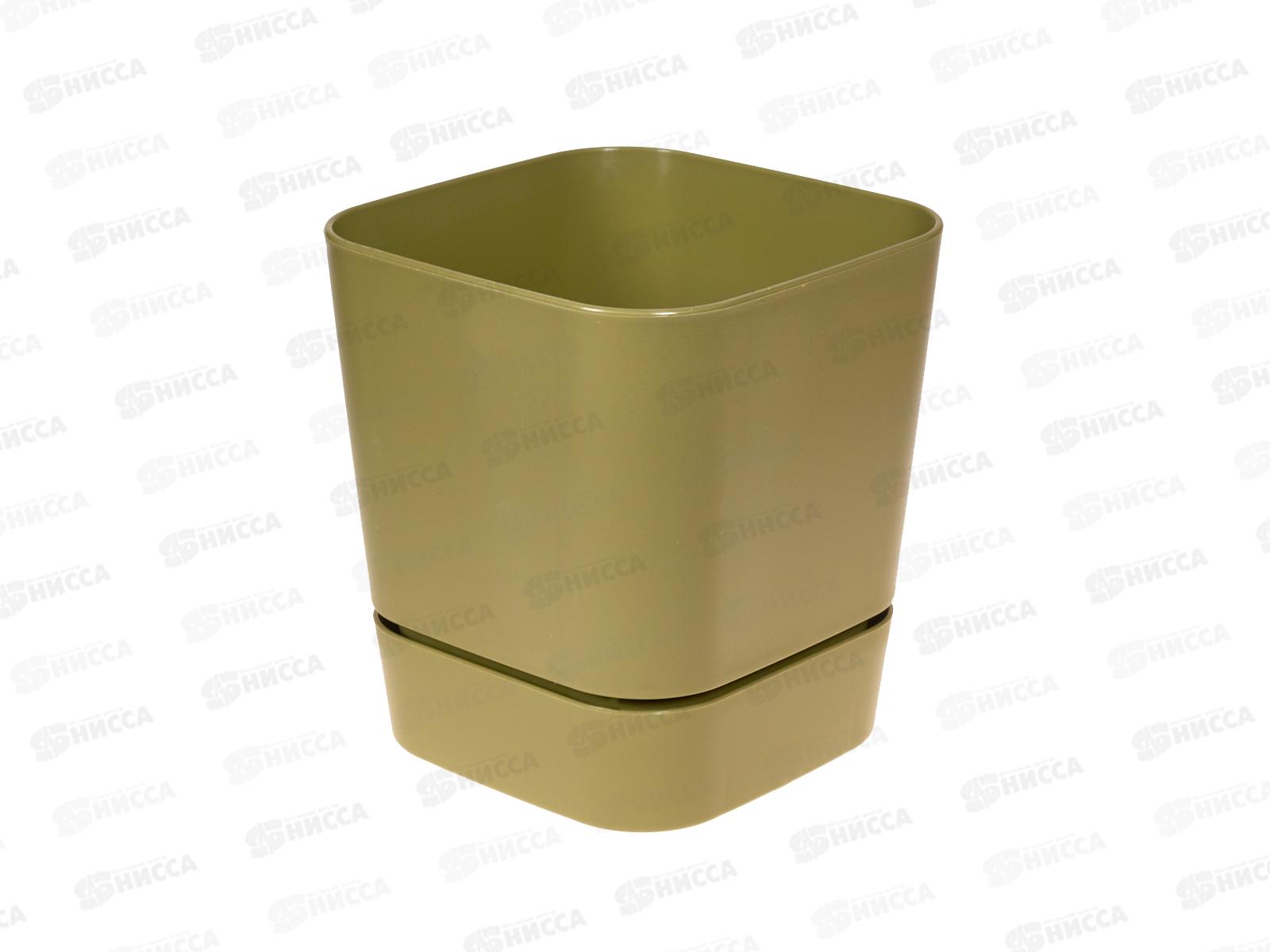 Горшок д/цветов Гранд 2,7л Папоротник, квадрат 15*15*15 ГРкв15-26 *9