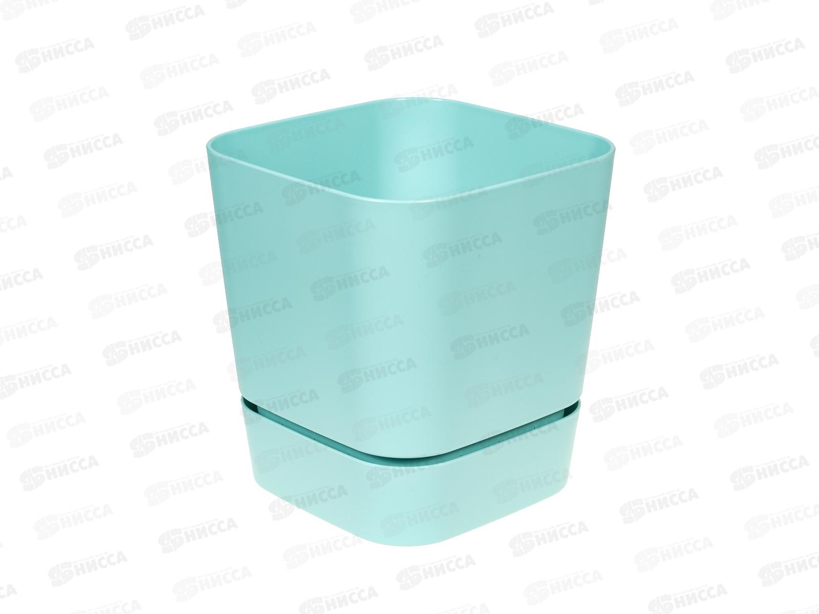 Горшок д/цветов Гранд 5,5л Мята, квадрат 19*19*20,5 ГРкв19-14 *6