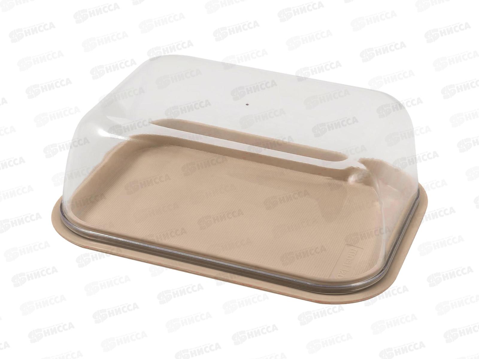 Масленка 2-х стор 145*110*55мм шоколадный мокко РТ9096МК-12 *12