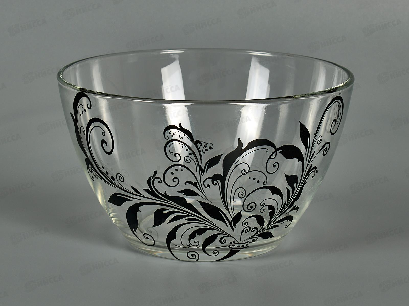 Салатник большой 326/1-Д Криуль (черный)