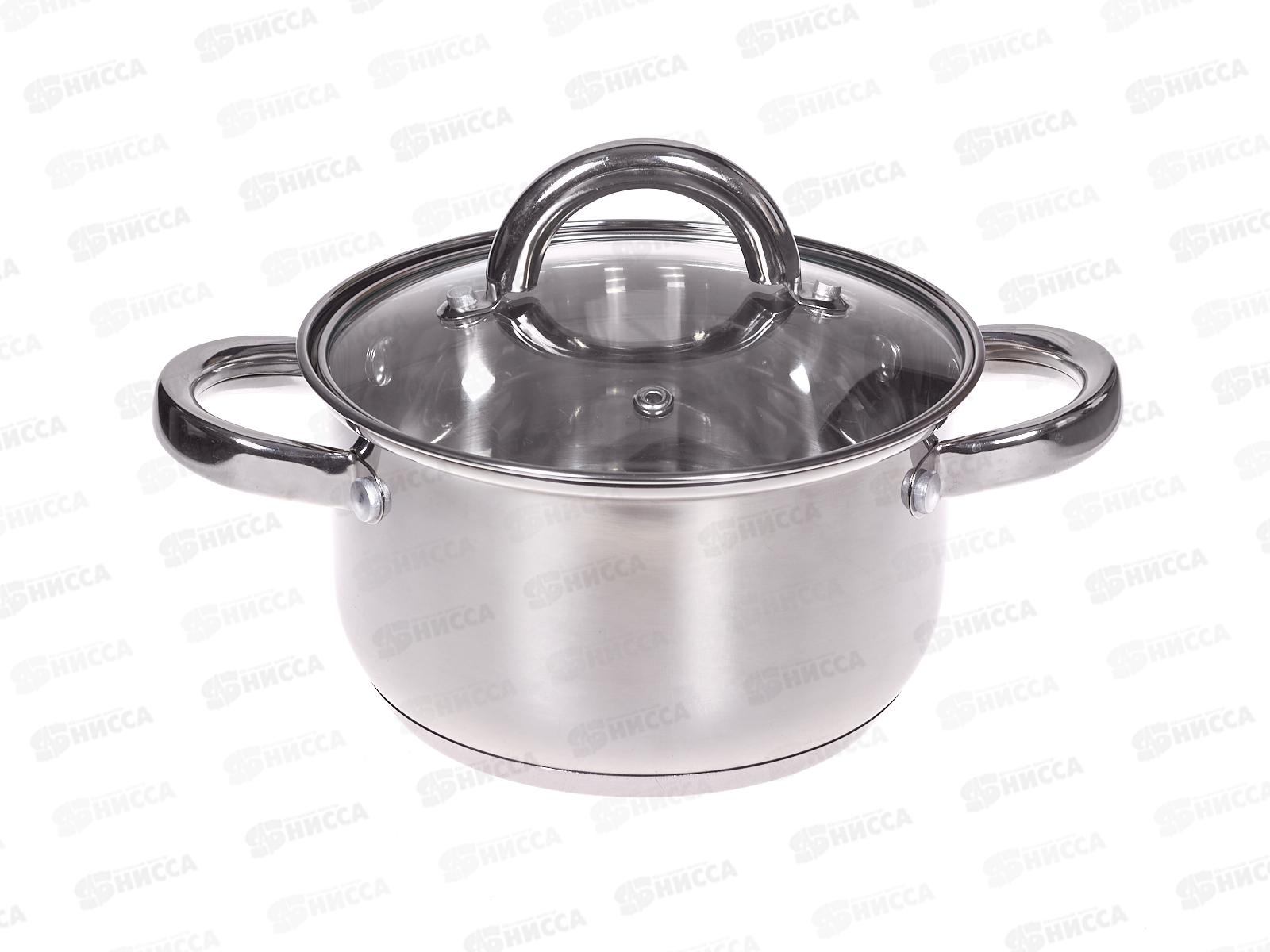 Кастрюля SA-P4016 Ideal 1,8л 16*9,5см нержавейка