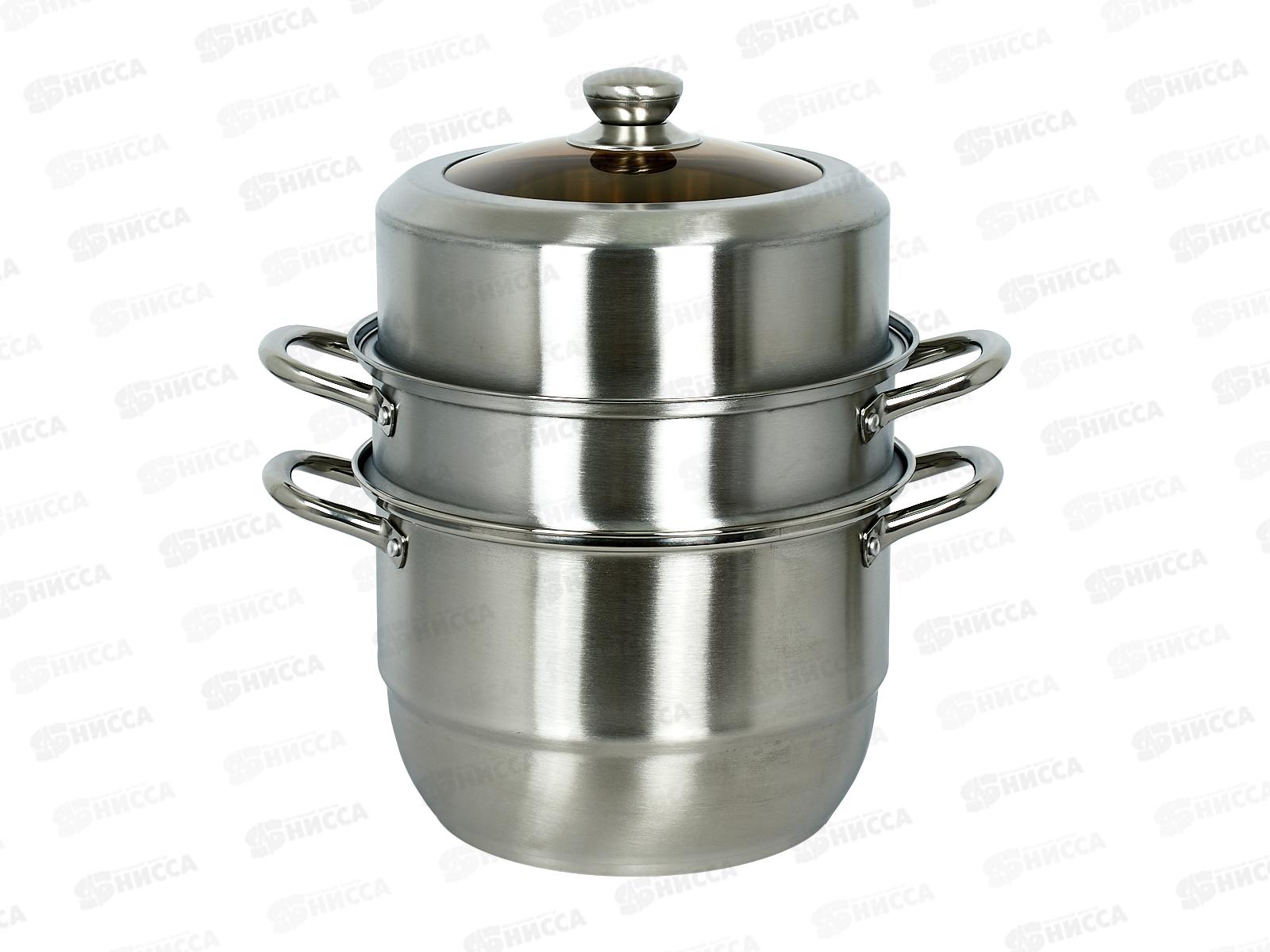 Мантоварка-кастрюля SA-732 2в1 3сет 13л 26см