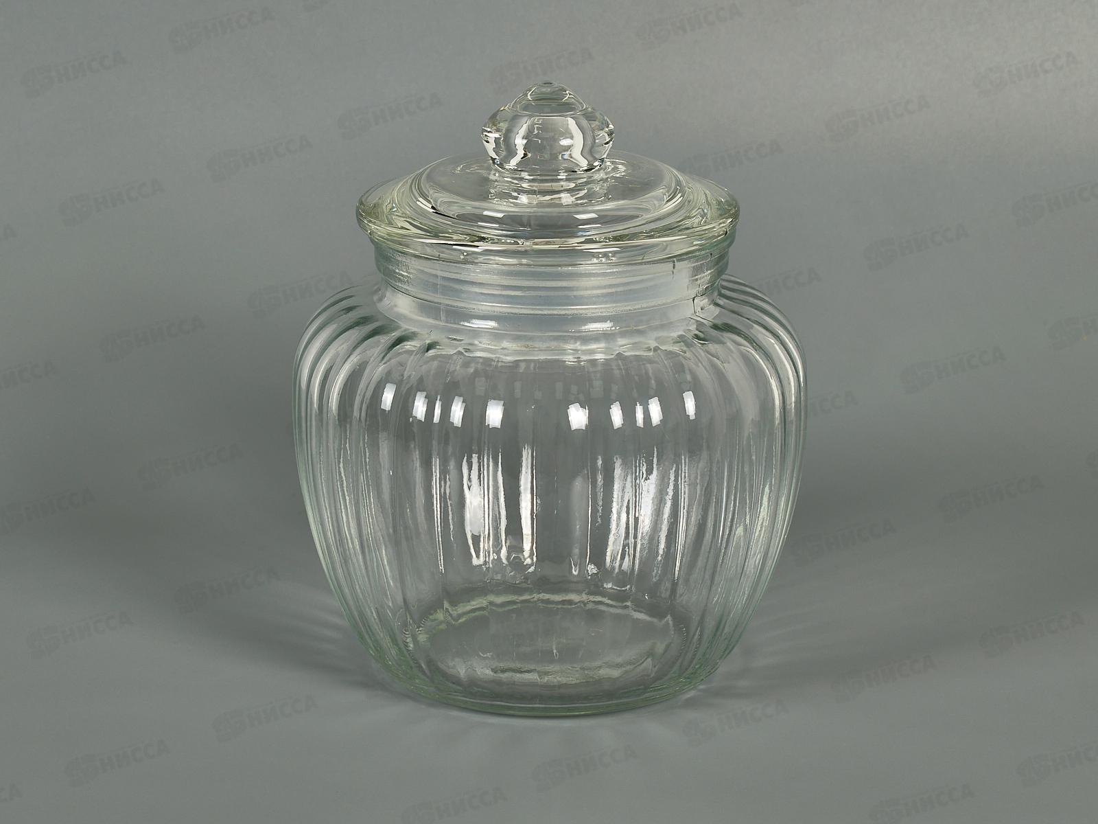 Банка стеклянная 14*14*16,9см 1400мл 40102 *6