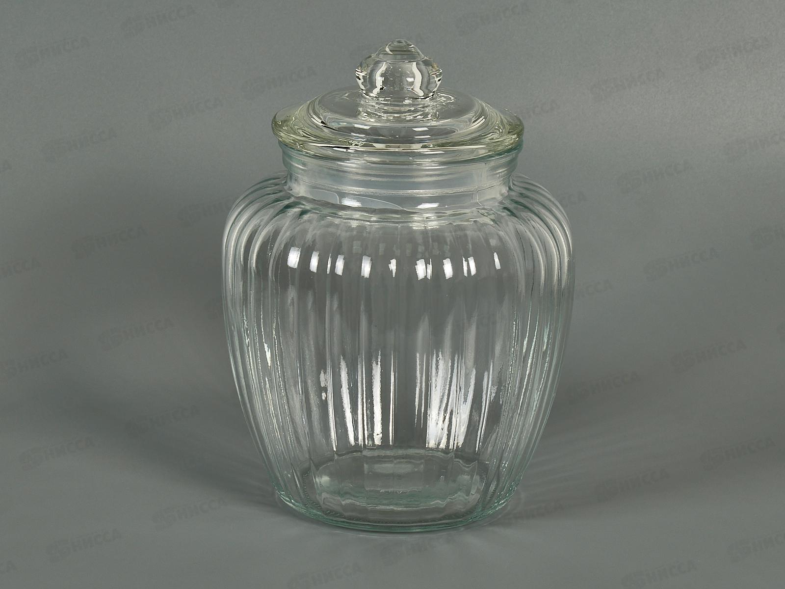 Банка стеклянная 14,5*14,5*20см 1700мл 40101 *6