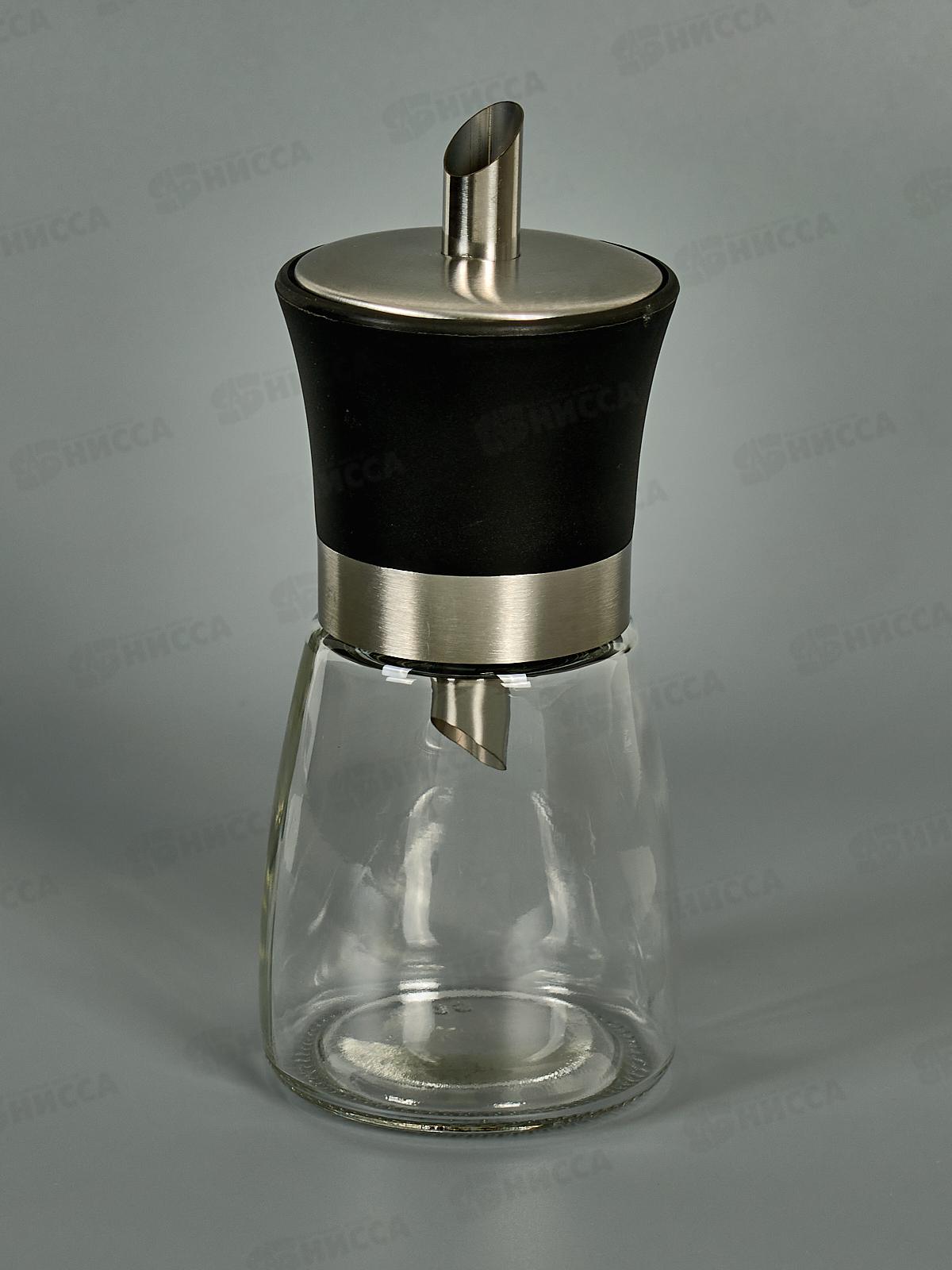 Сахарница стеклянная 6,9*6,9*16,5см 170мл 40112 *72