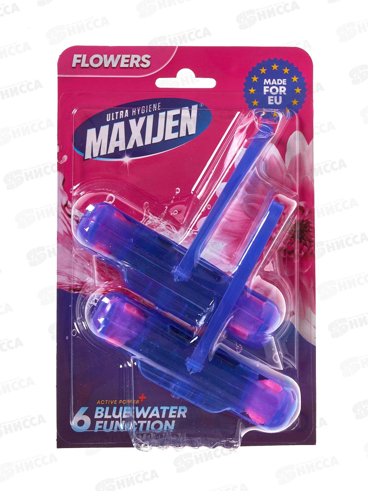 SVO Максиджен WC блок Голубая вода FLOWER 2*55г *80