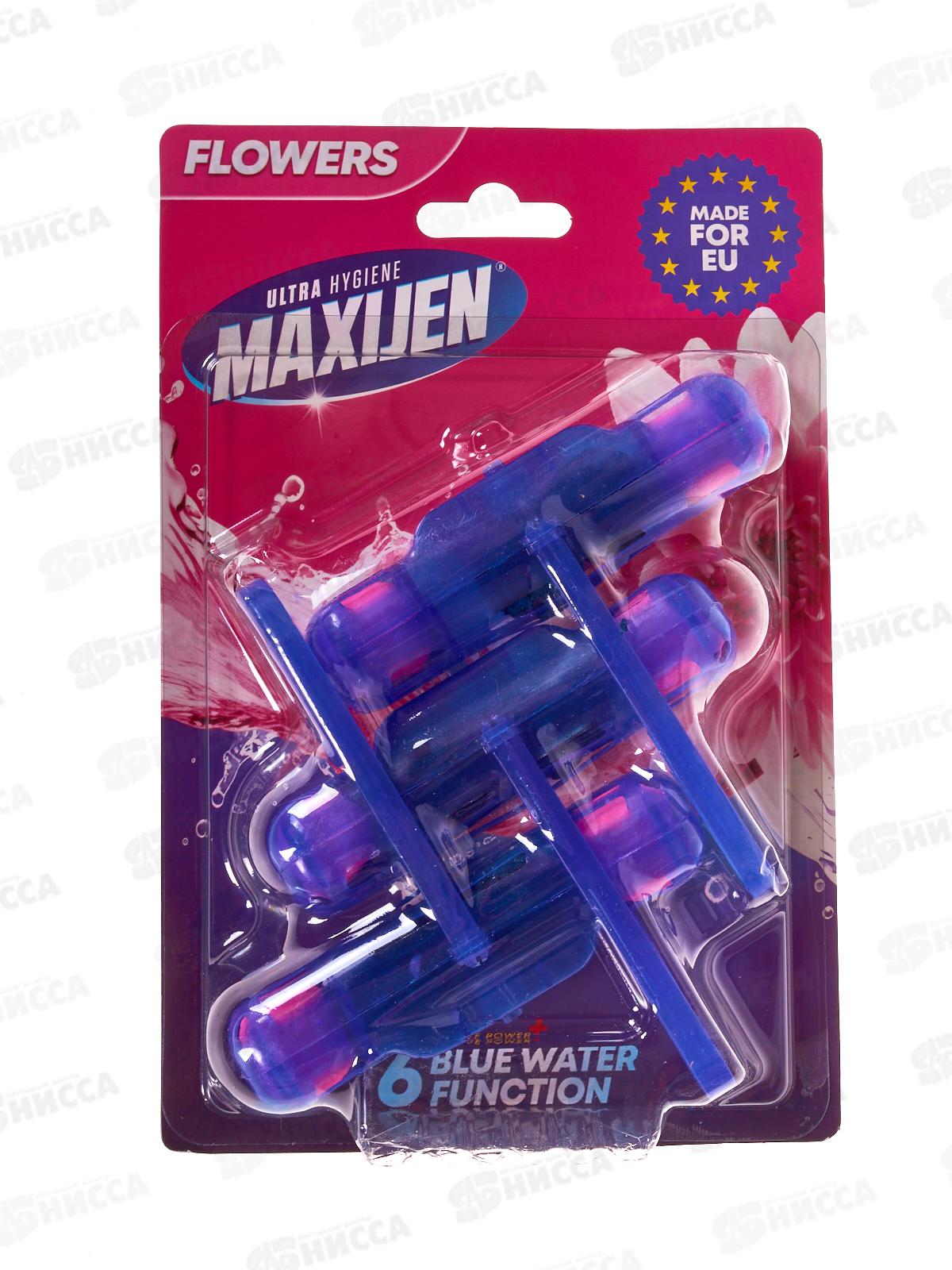 SVO Максиджен WC блок Голубая вода FLOWER 3*55г *60