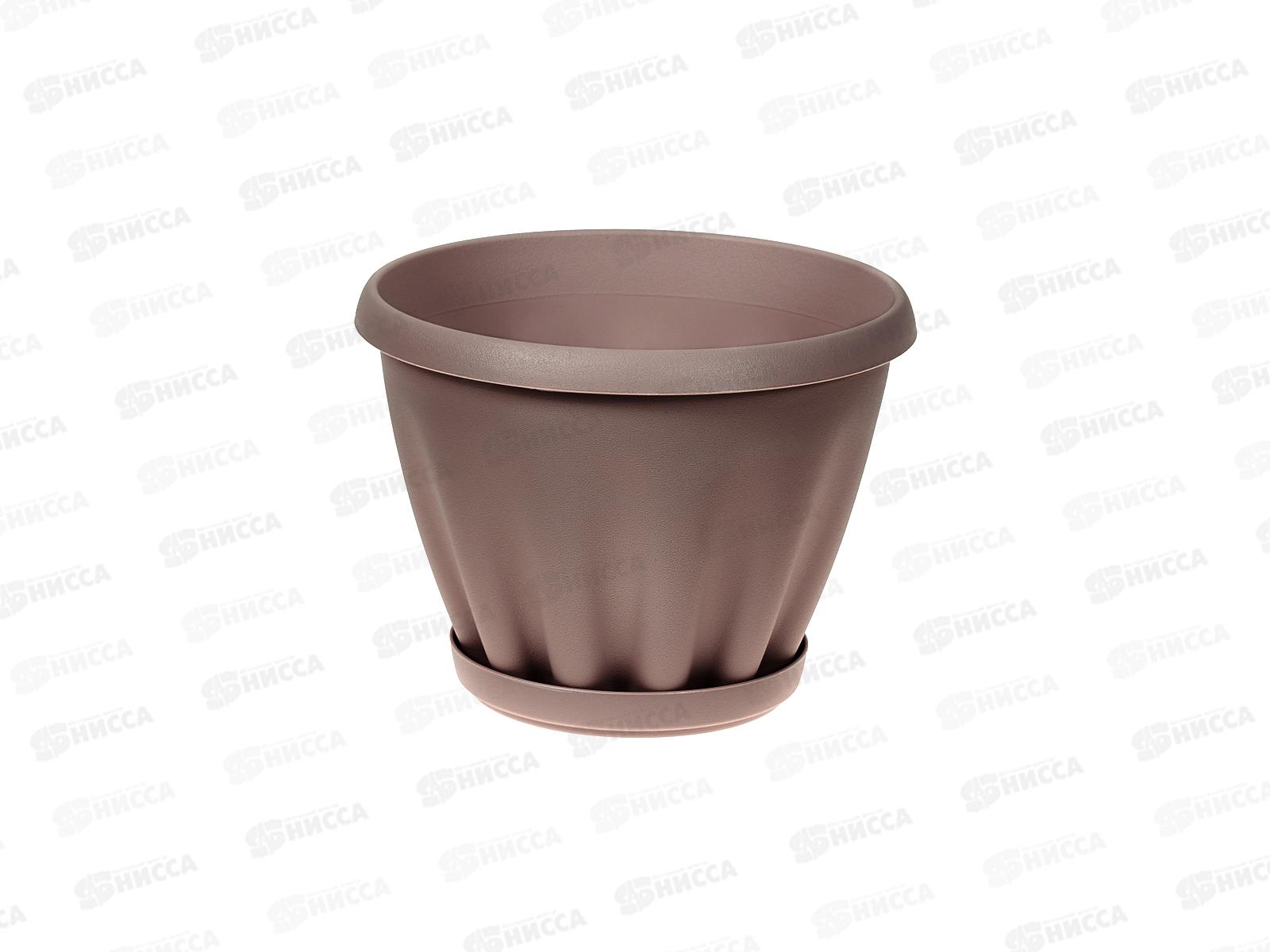 Горшок Знатный D140мм 1л с/подст Лунная фиалка М301ЛФ *72