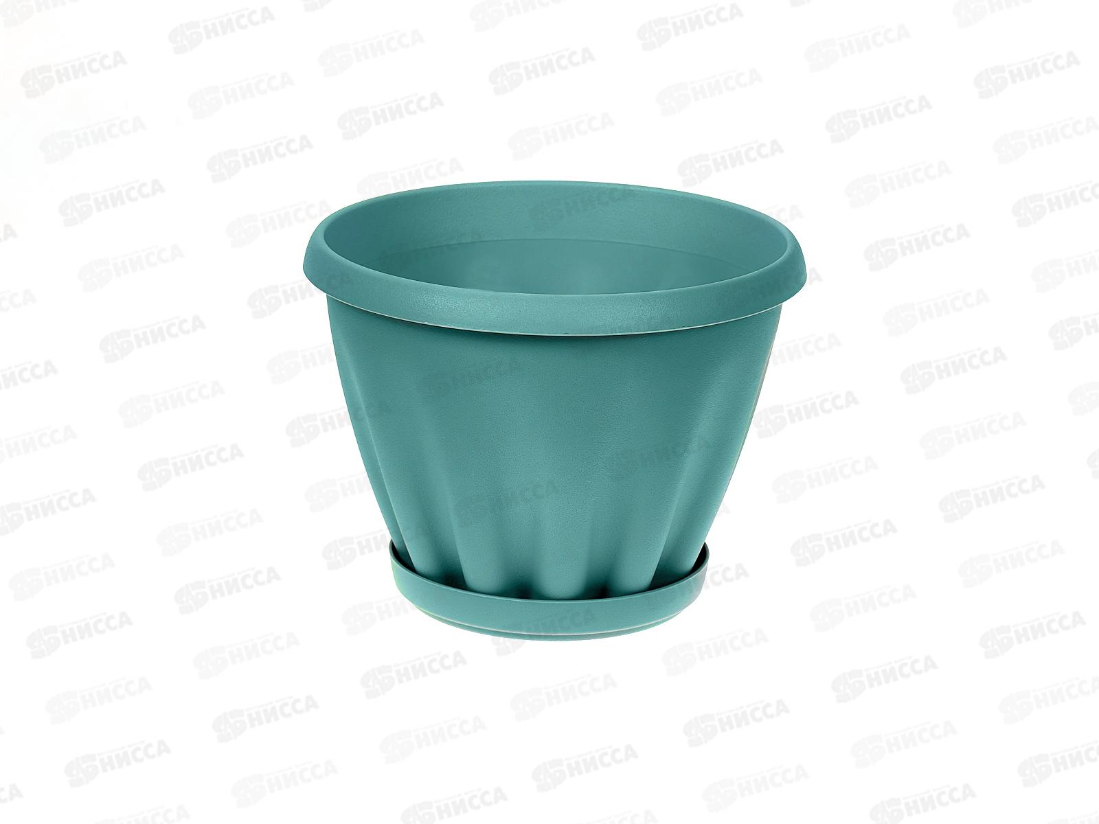 Горшок Знатный D140мм 1л с/подст Морской бриз М301МБ *72